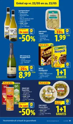 Lidl Folder week 21 - Voorbeeld van een folder van Lidl, geldig van 18.05.2026 | Pagina: 35 | Producten: Fles, Salades, Chips, Groenten