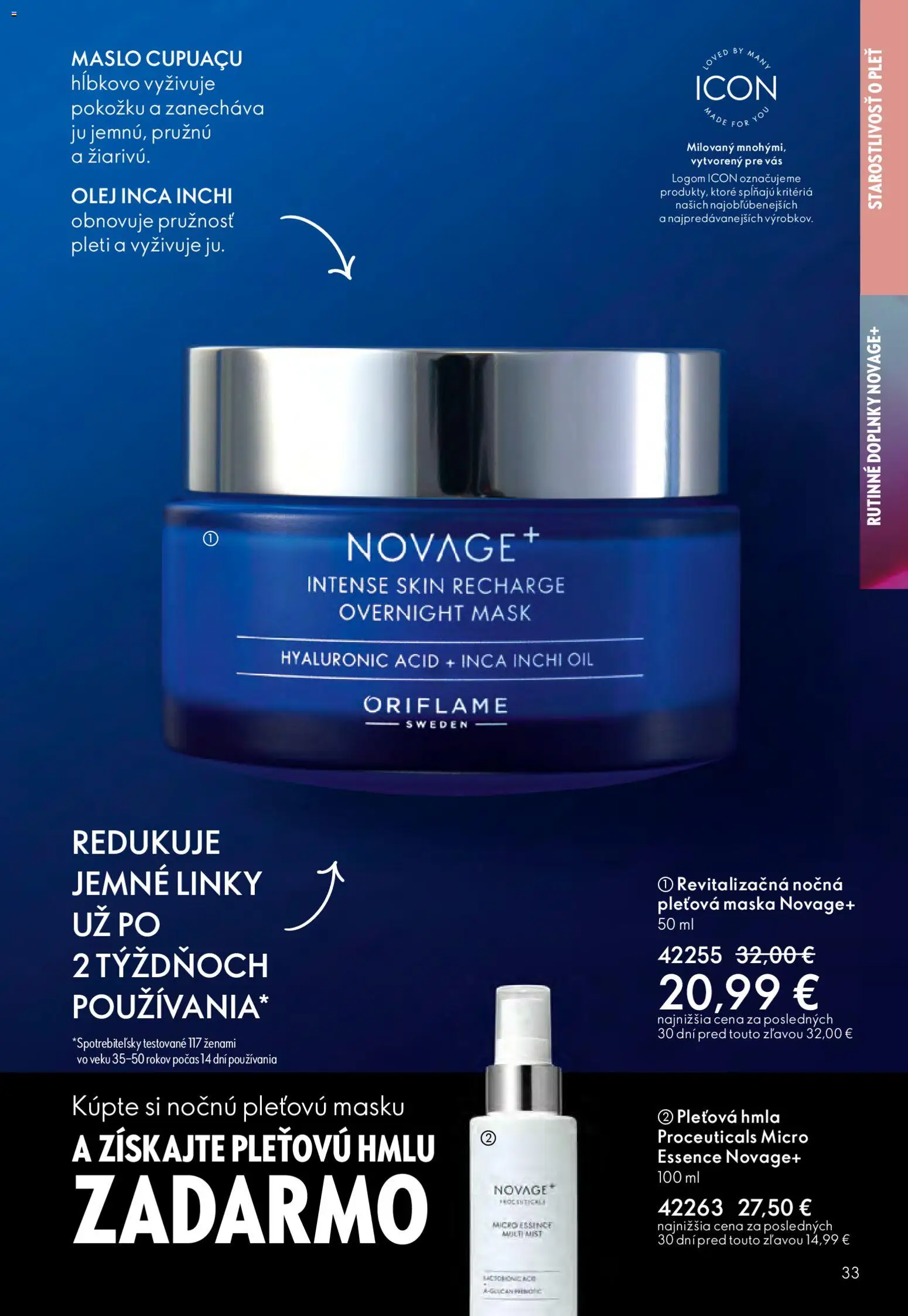 Nové Oriflame akcie – leták je platný od 25.03.2026 | Strana: 33 | Produkty: Maslo, Olej, Maska