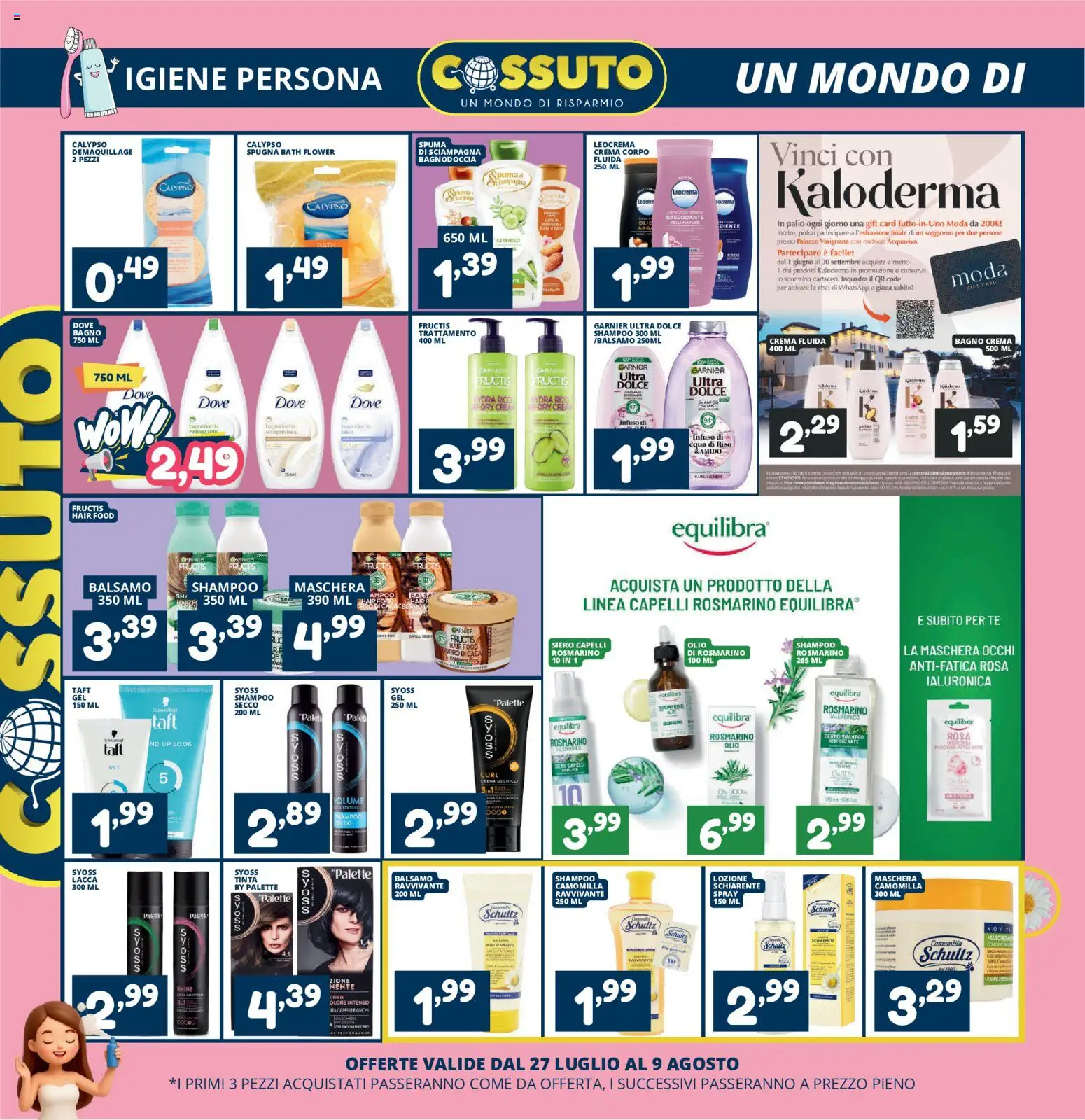 Volantino Cossuto del 27/07/2026 | Pagina: 4 | Prodotti: Maschera, Riso, Olio, Cacao