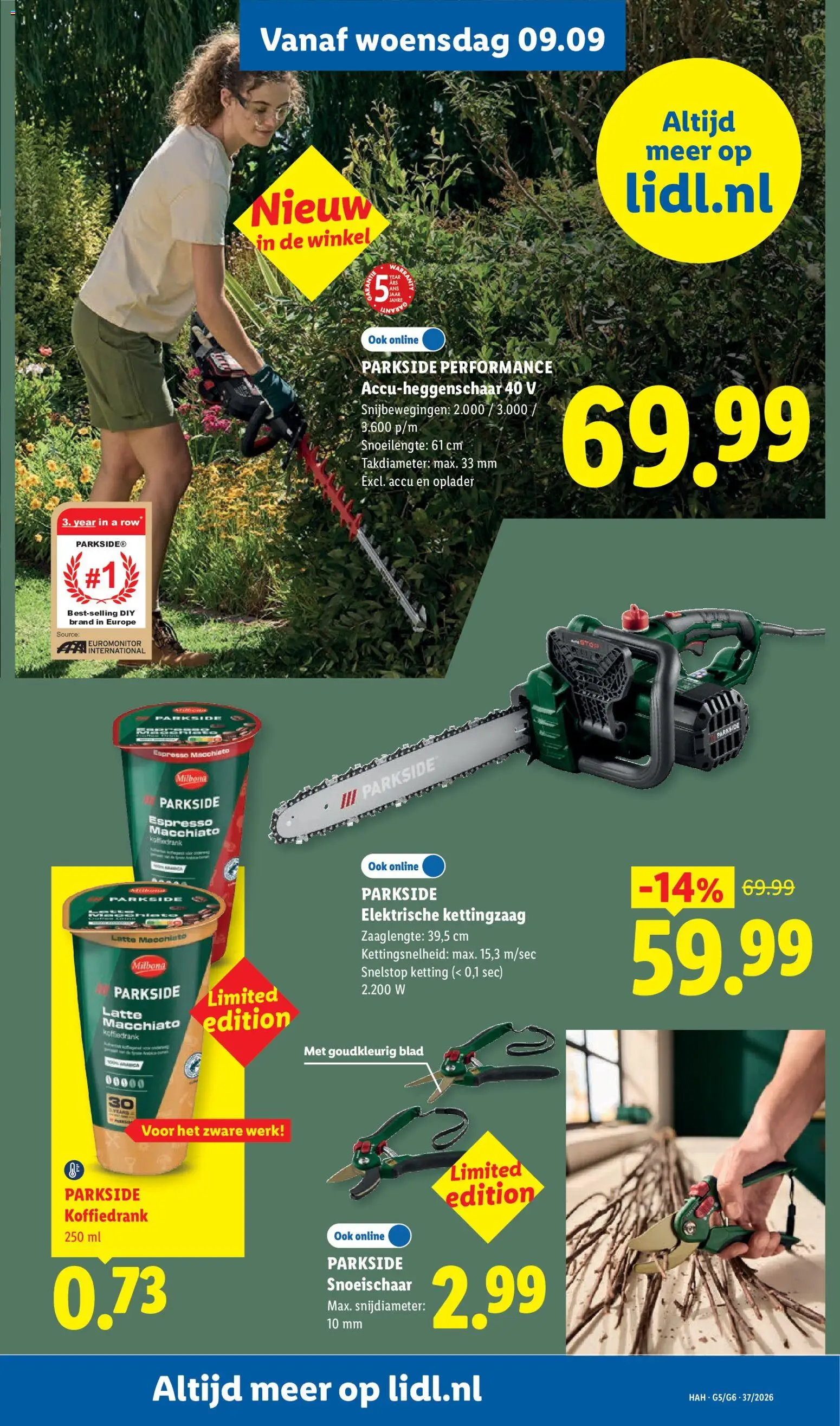 {H1} | Pagina: 10 | Producten: Trimmer, Oplader, Elektrische kettingzaag, Ketting