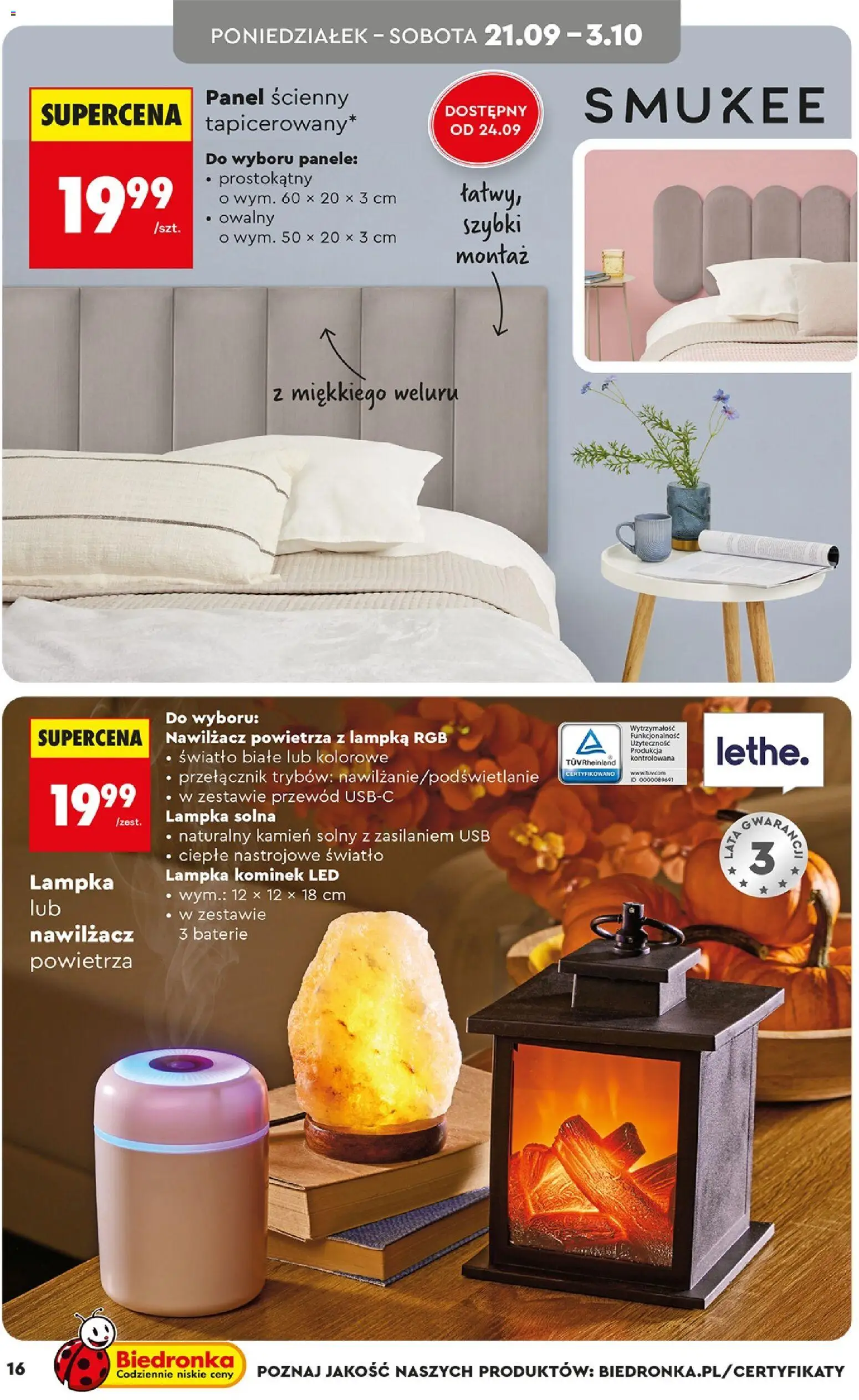 Biedronka gazetka - Hity i inspiracje od 19.09.2026 | Strona: 16