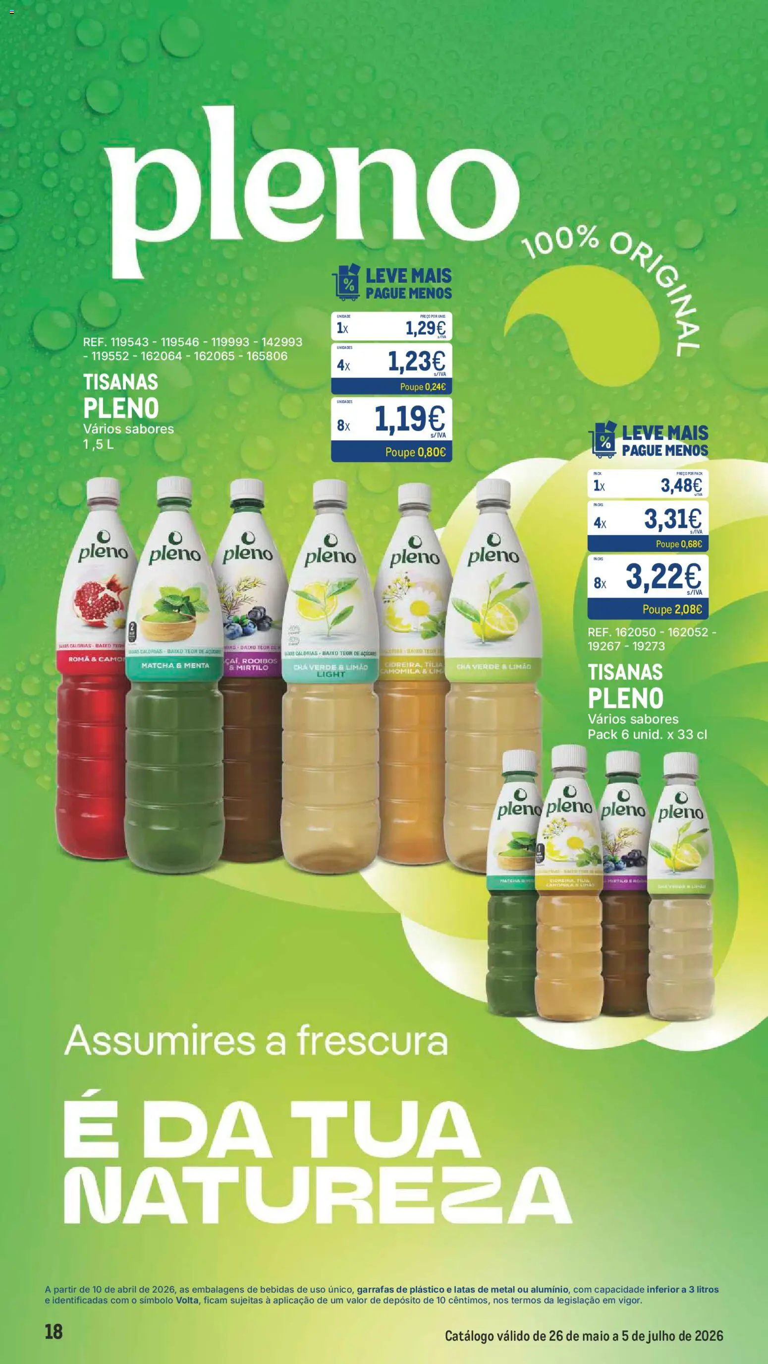 Makro Os Convocados │ válido de 26.05.2026 | Página: 18 | Produtos: Matcha, Chá