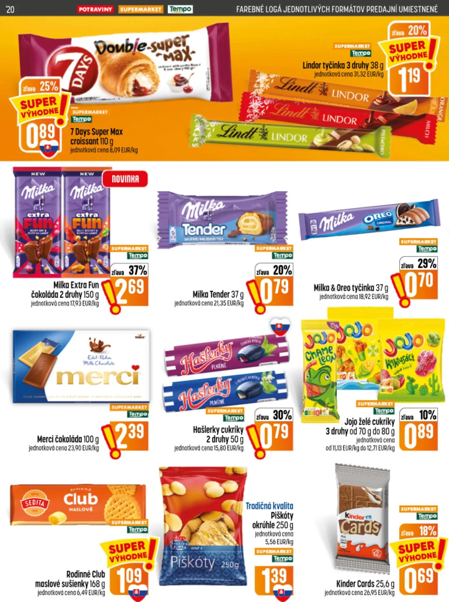 Nové COOP Jednota akcie – leták je platný od 24.09.2026 | Strana: 20