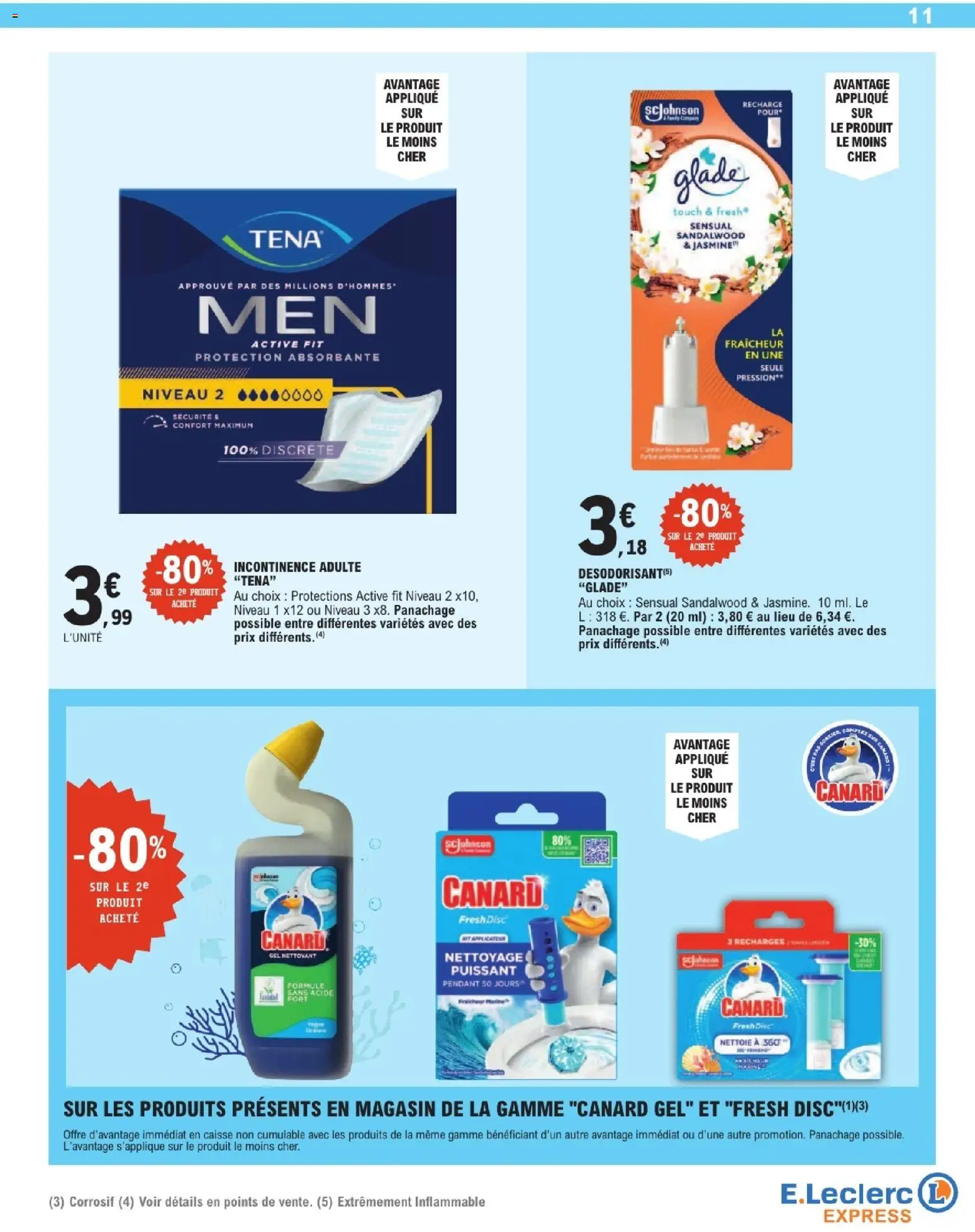 {H1} | Page: 11 | Produits: Canard, Gel nettoyant
