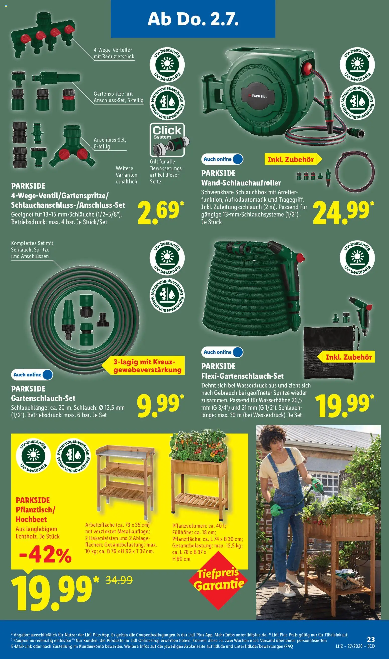 Lidl Prospekt – gültig ab 29.06.2026 | Seite: 19 | Produkte: Hochbeet