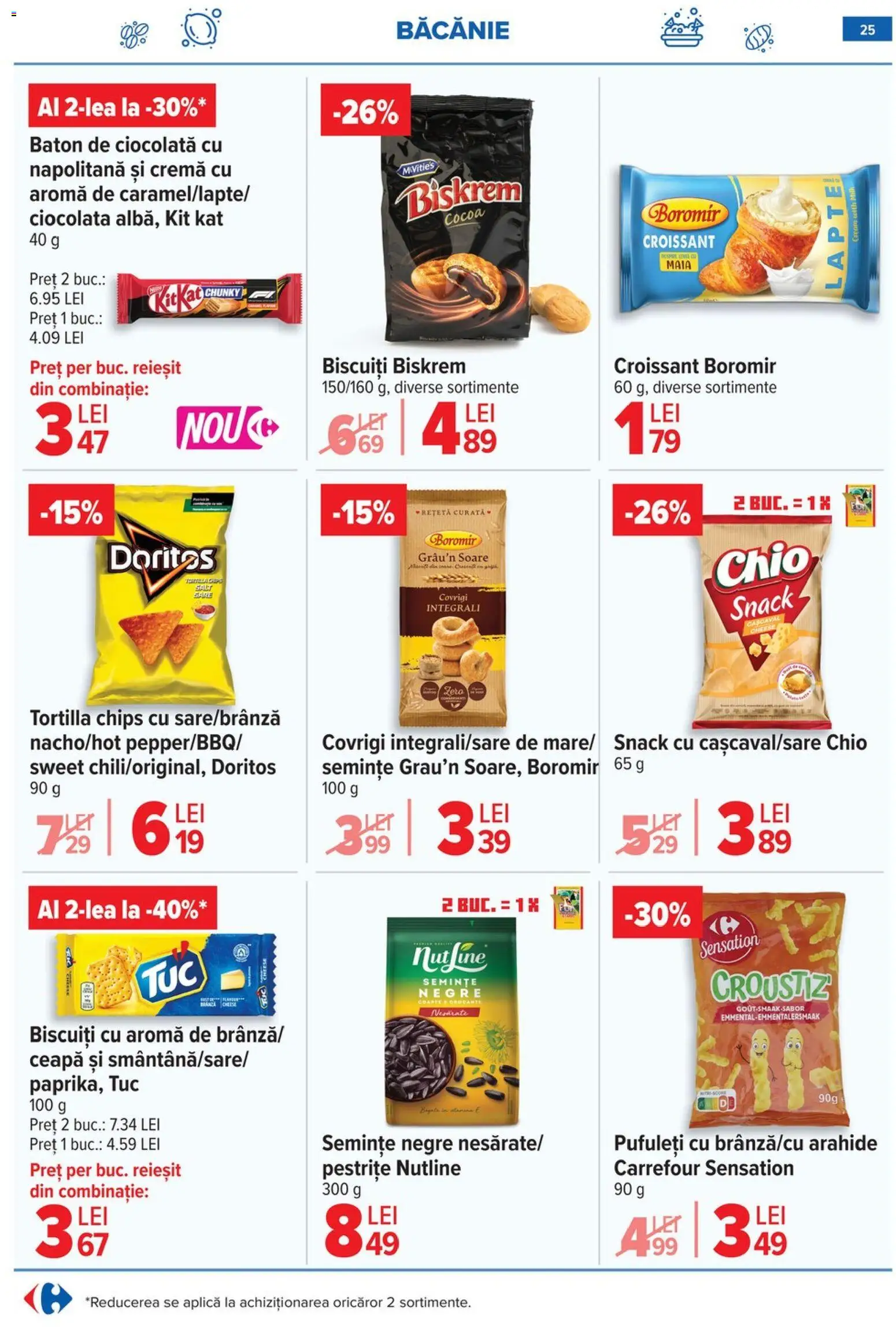 Noul catalog Carrefour – valabil de la 15.04.2026 | Pagină: 28 | Produse: Hacıyatmaz Kedi Oyuncağı, Sticksuri, Lapte