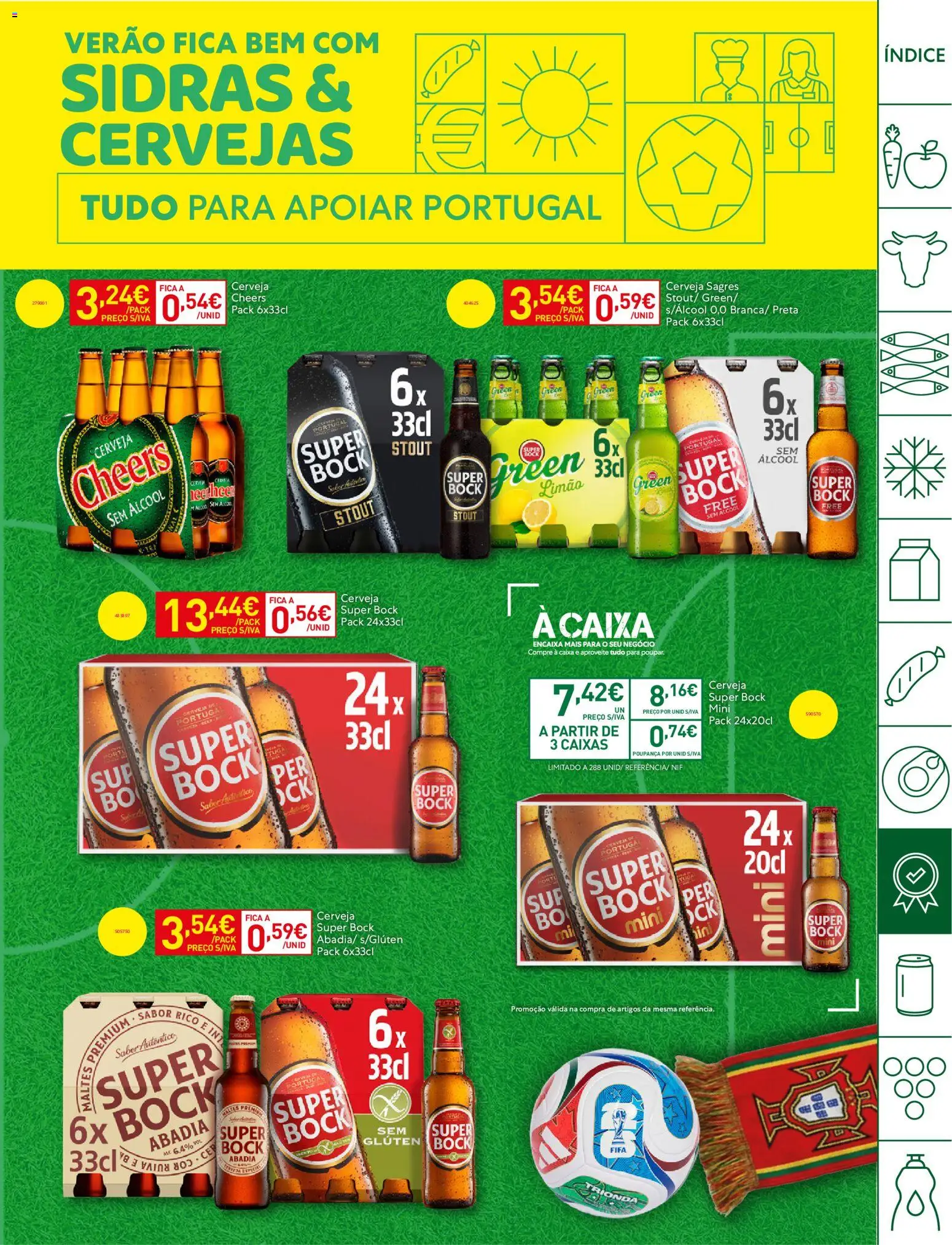 Recheio Horeca │ válido de 23/06/2026 | Página: 19 | Produtos: Super bock, Caixa, Cerveja