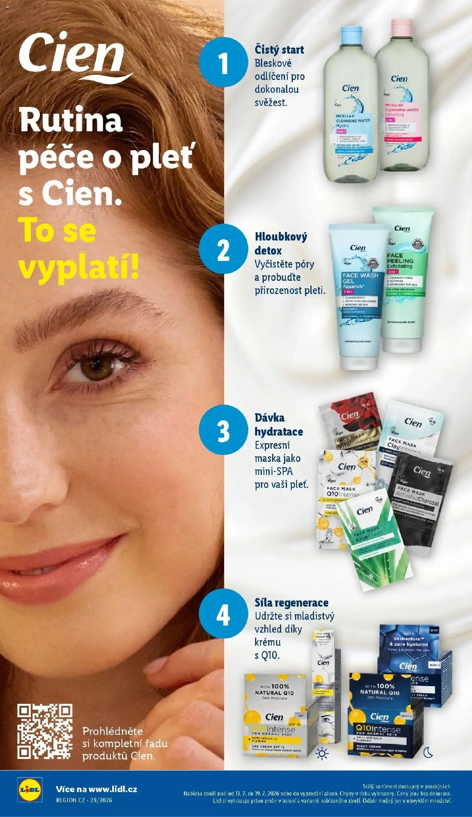 Lidl aktuální leták od 16.07.2026 | Strana: 54 | Produkty: Cien, Maska, Peeling