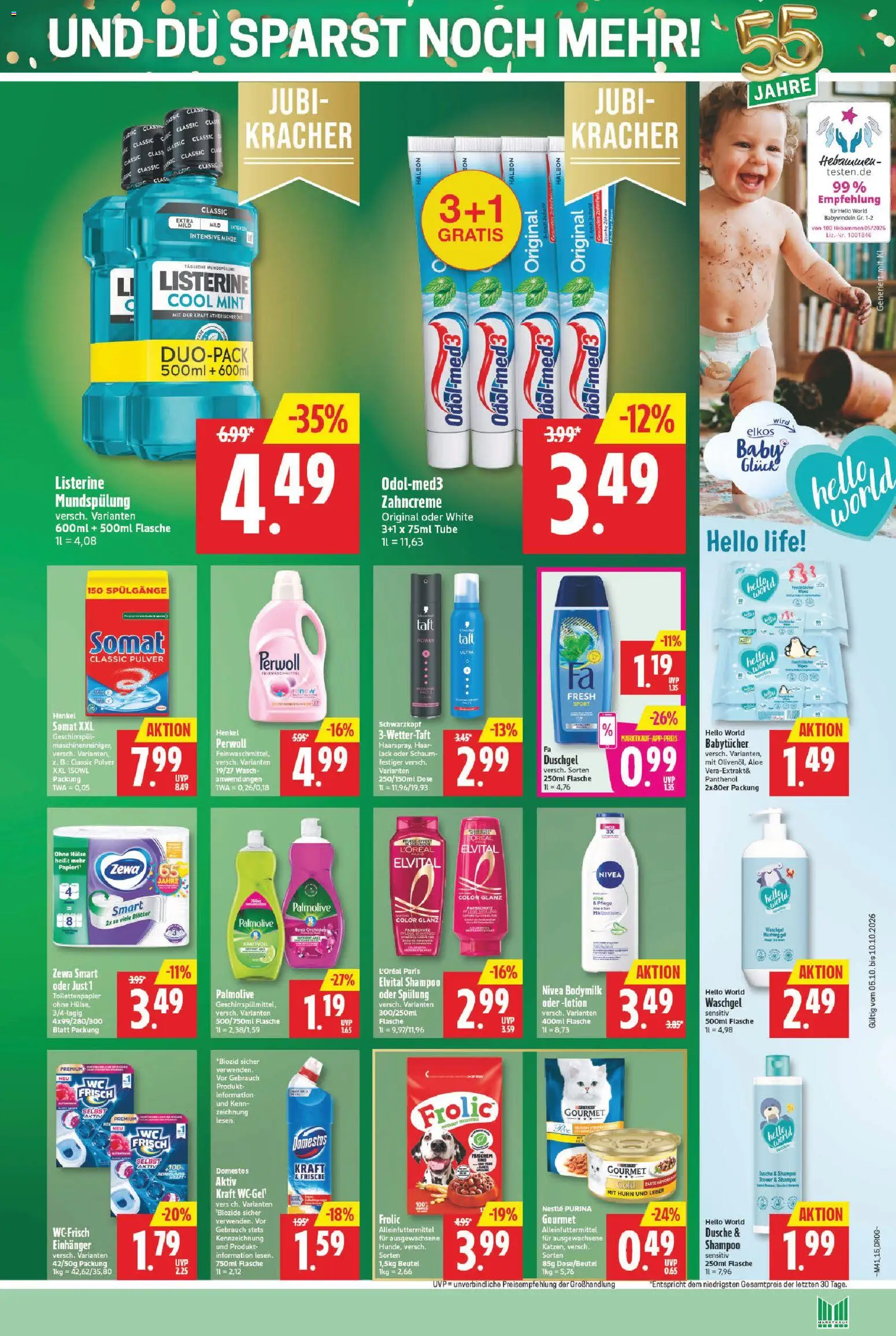 Marktkauf Prospekt – gültig ab 05.10.2026 | Seite: 15 | Produkte: Orchidee, Perwoll, Spülung, Duschgel