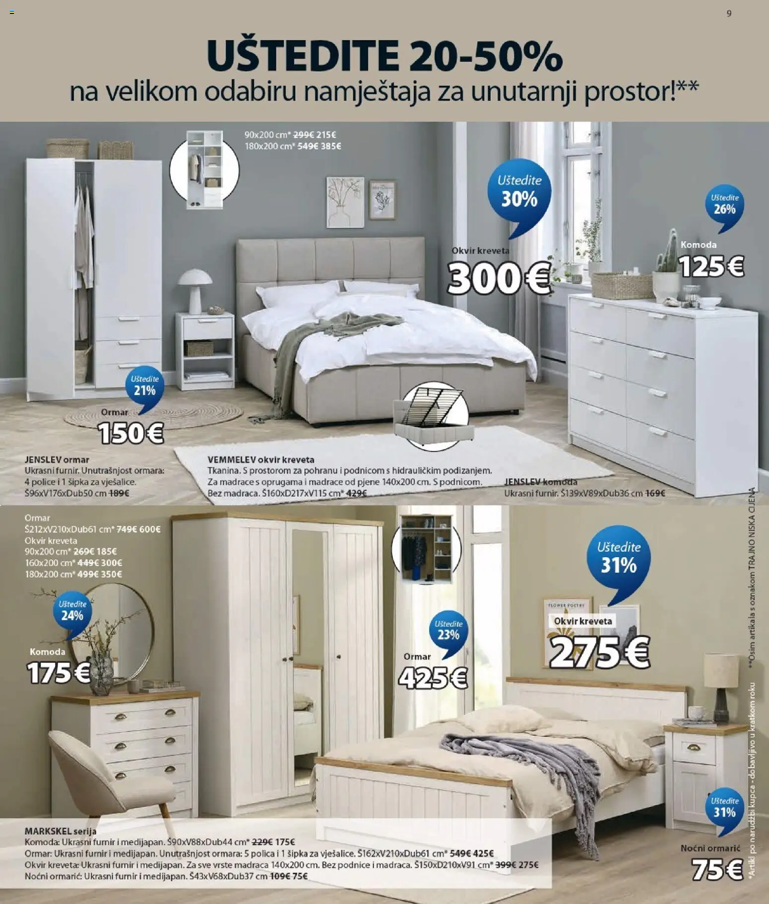 JYSK katalog | vrijedi od 26.08.2026 | Stranica: 9