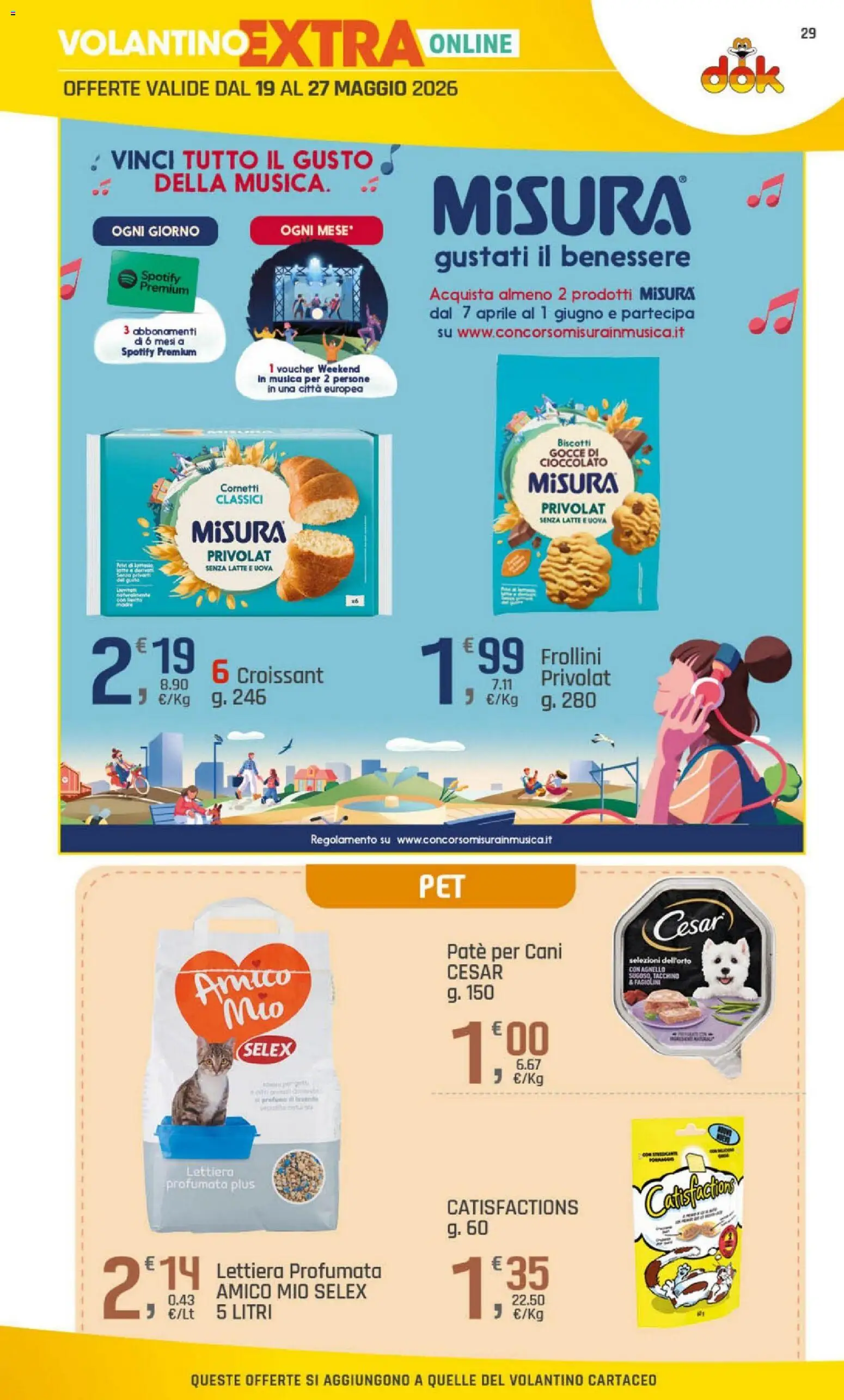 Volantino DOK del 15.05.2026 | Pagina: 29 | Prodotti: Uova, Tacchino, Latte, Agnello
