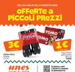 Anteprima del volantino Unes volantino valido a partire dal 29/07/2026