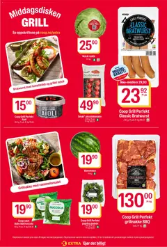 Forhåndsvisning av Coop Extra kundeavis gyldig fra 15.06.2026 | Side: 22 | Produkter: Salat, Paprika, Grill, Vannmelon
