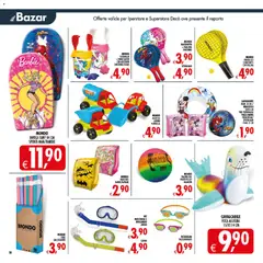Anteprima del volantino Decò volantino iperStore, Superstore Sicilia valido a partire dal 30/06/2026 | Pagina: 40 | Prodotti: Maschera, Braccioli, Racchette, Pallone