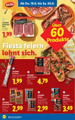 Lidl Flugblatt ab 18.06.2026 gültig | Seite: 20 | Produkte: Salami