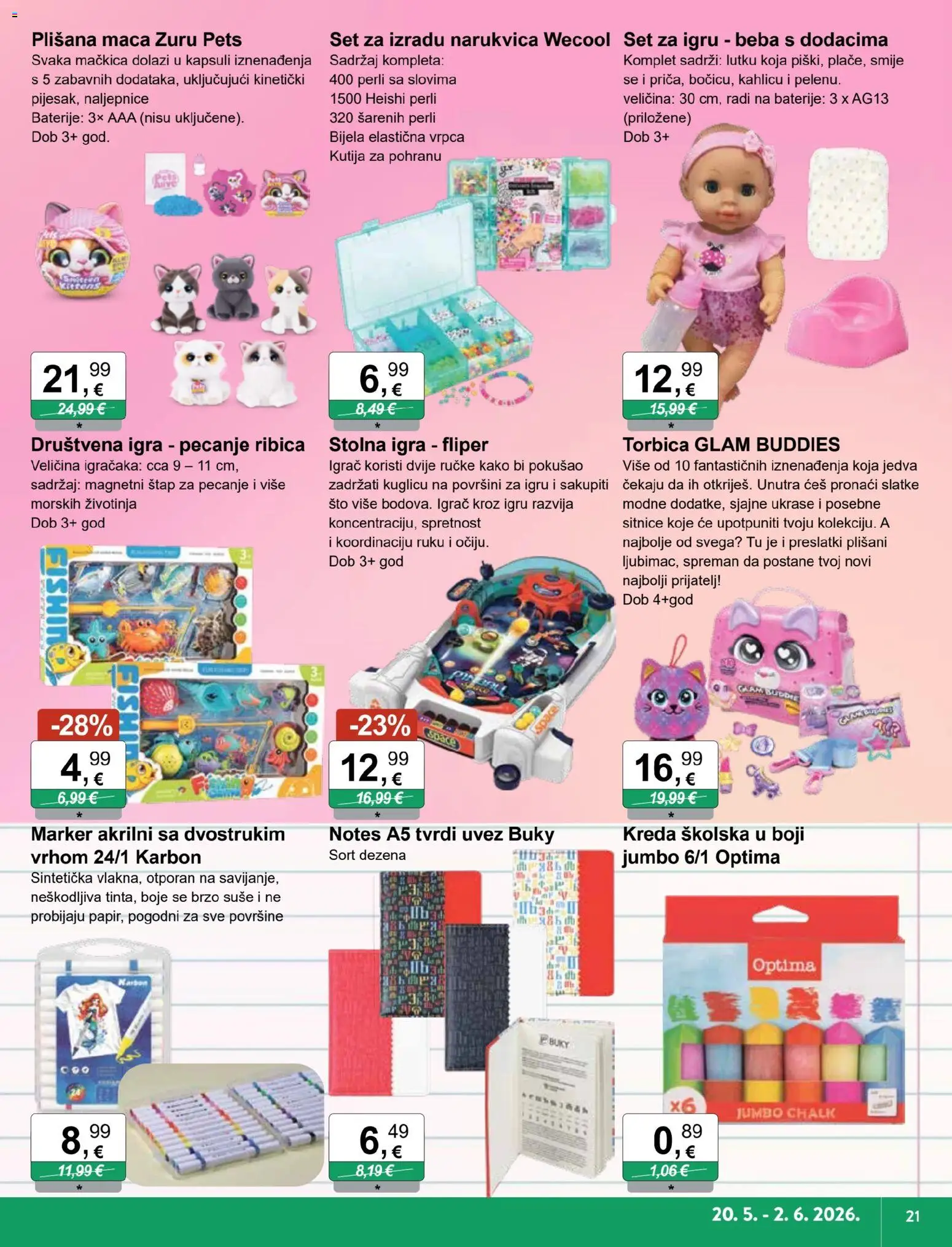 KTC katalog | vrijedi od 20.05.2026 | Stranica: 9 | Proizvodi: Kutija, Baterije, Torbica, Igrač