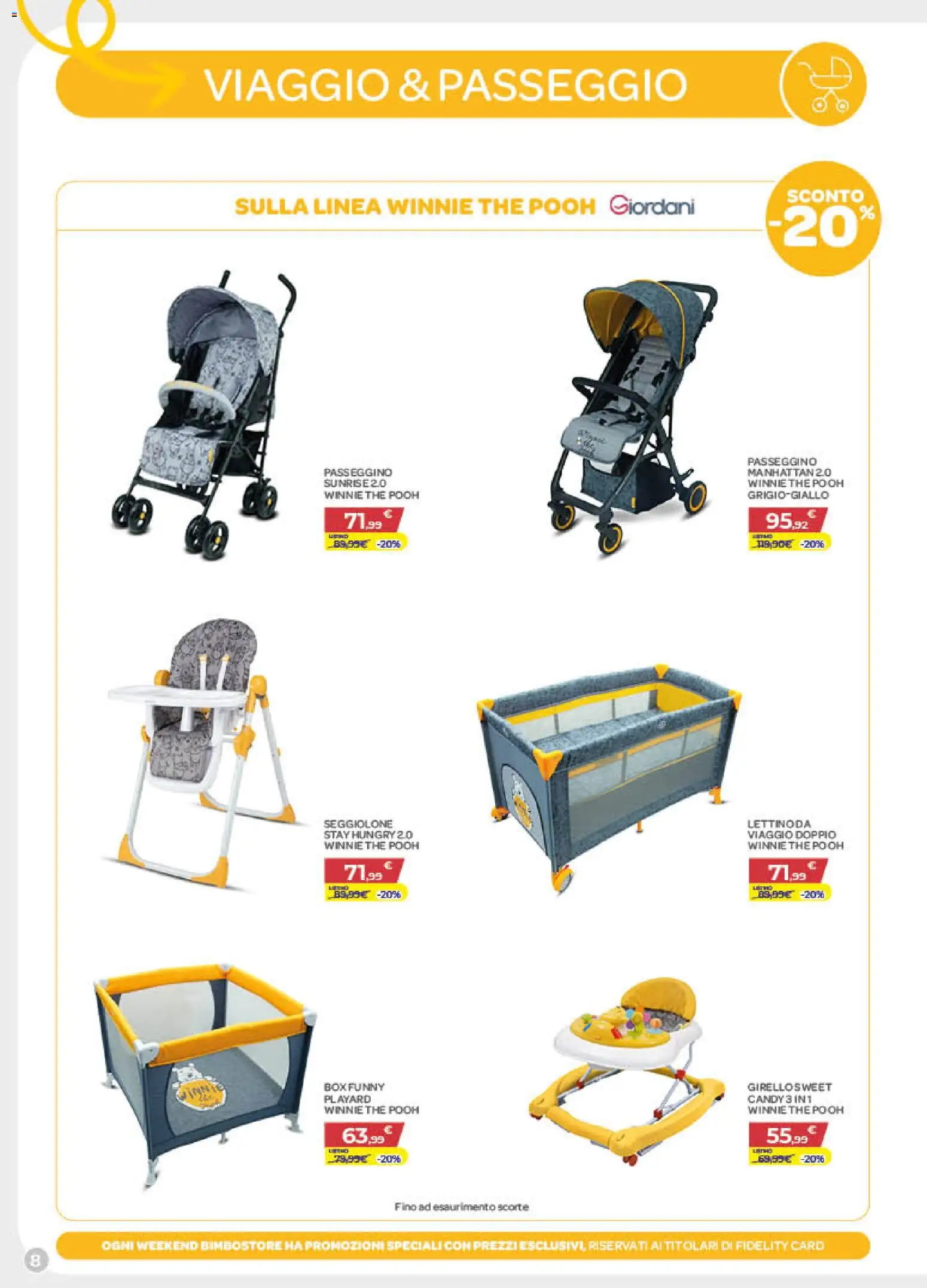 Volantino Bimbo store del 02/07/2026 | Pagina: 8 | Prodotti: The, Passeggino