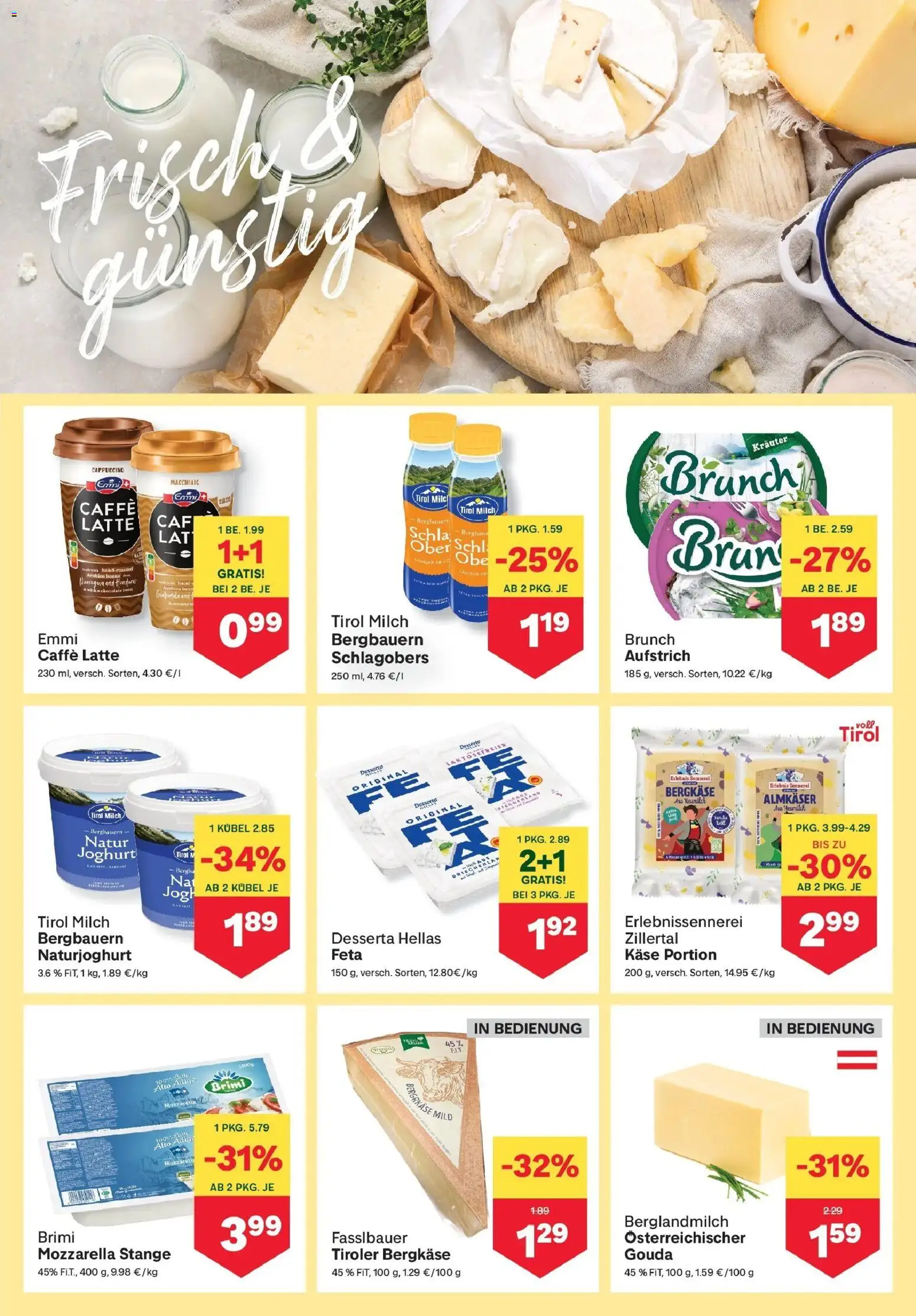 MPREIS Velden gültig ab 02.07.2026 | Seite: 5 | Produkte: Milch, Käse, Joghurt