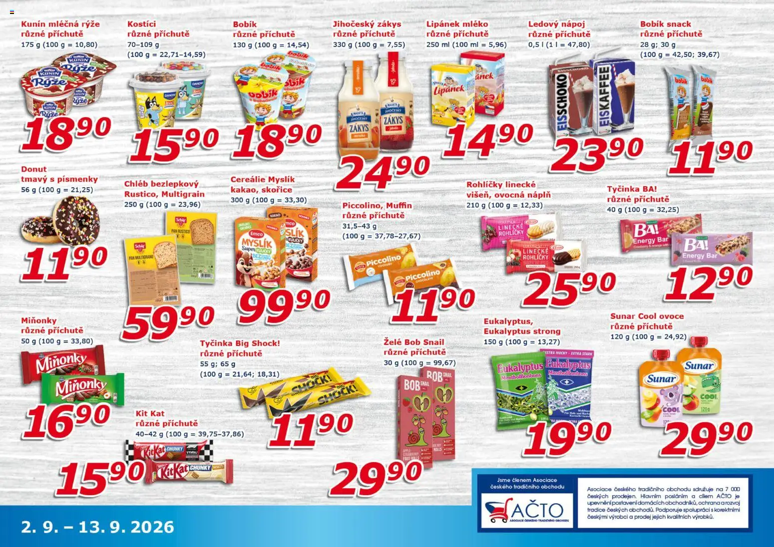 Eso market leták od 02.09.2026 | Strana: 5 | Produkty: Lipánek, Kostici, Chléb, Eukalyptus