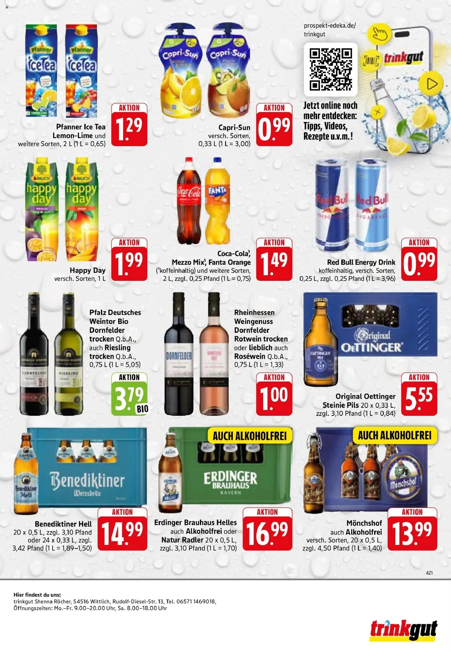 Trinkgut Prospekt Wittlich (ab 12.10.2026) » Angebote online | Seite: 6 | Produkte: Rotwein, Rotwein trocken, Benediktiner hell, Radler