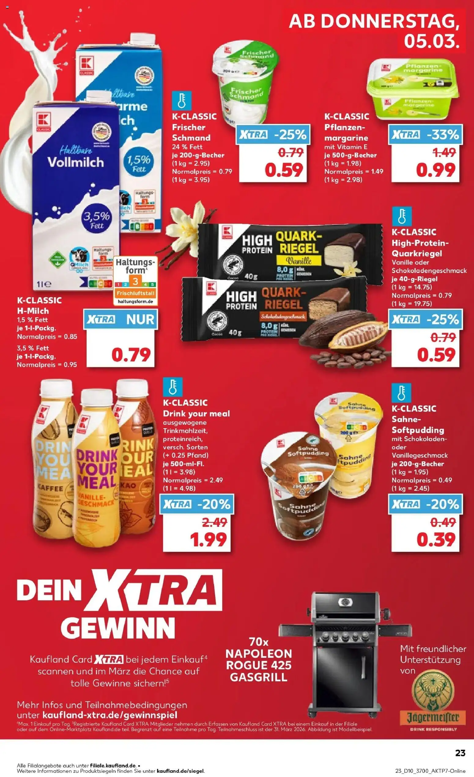Kaufland Prospekt Lutherstadt Wittenberg	 – gültig ab 02.03.2026 | Seite: 35 | Produkte: Grill, Kaffee, Pudding, Sahne