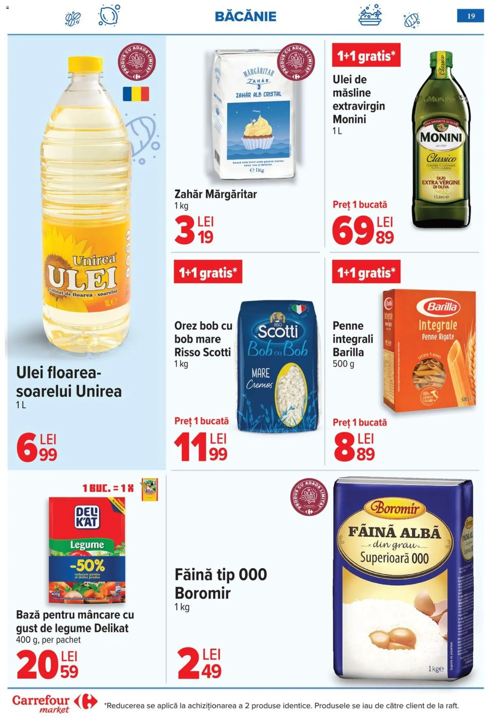 Noul catalog Carrefour – valabil de la 06.05.2026 | Pagină: 22 | Produse: Ulei, Făină, Orez, Legume