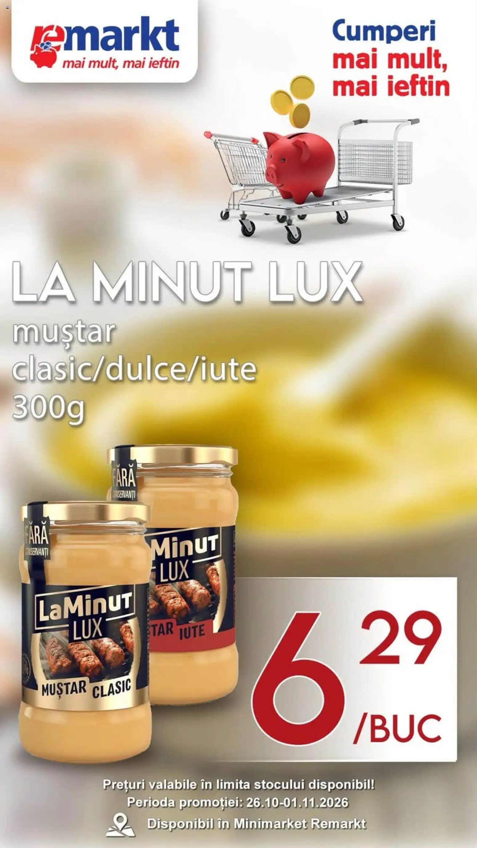Noul catalog Remarkt – valabil de la 26.10.2026 | Pagină: 2 | Produse: Lux, Muștar