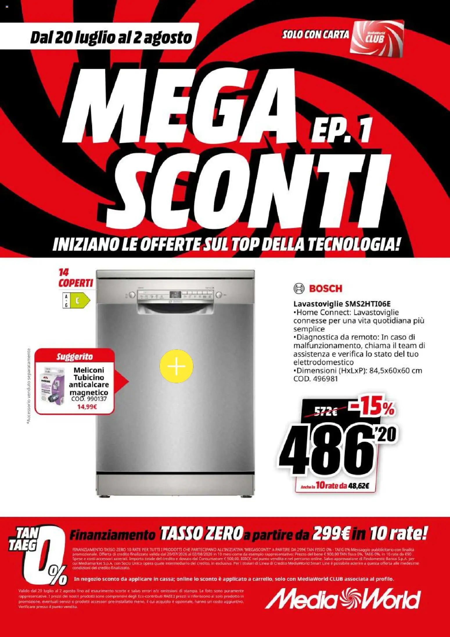 Volantino Media World del 20/07/2026 | Pagina: 49