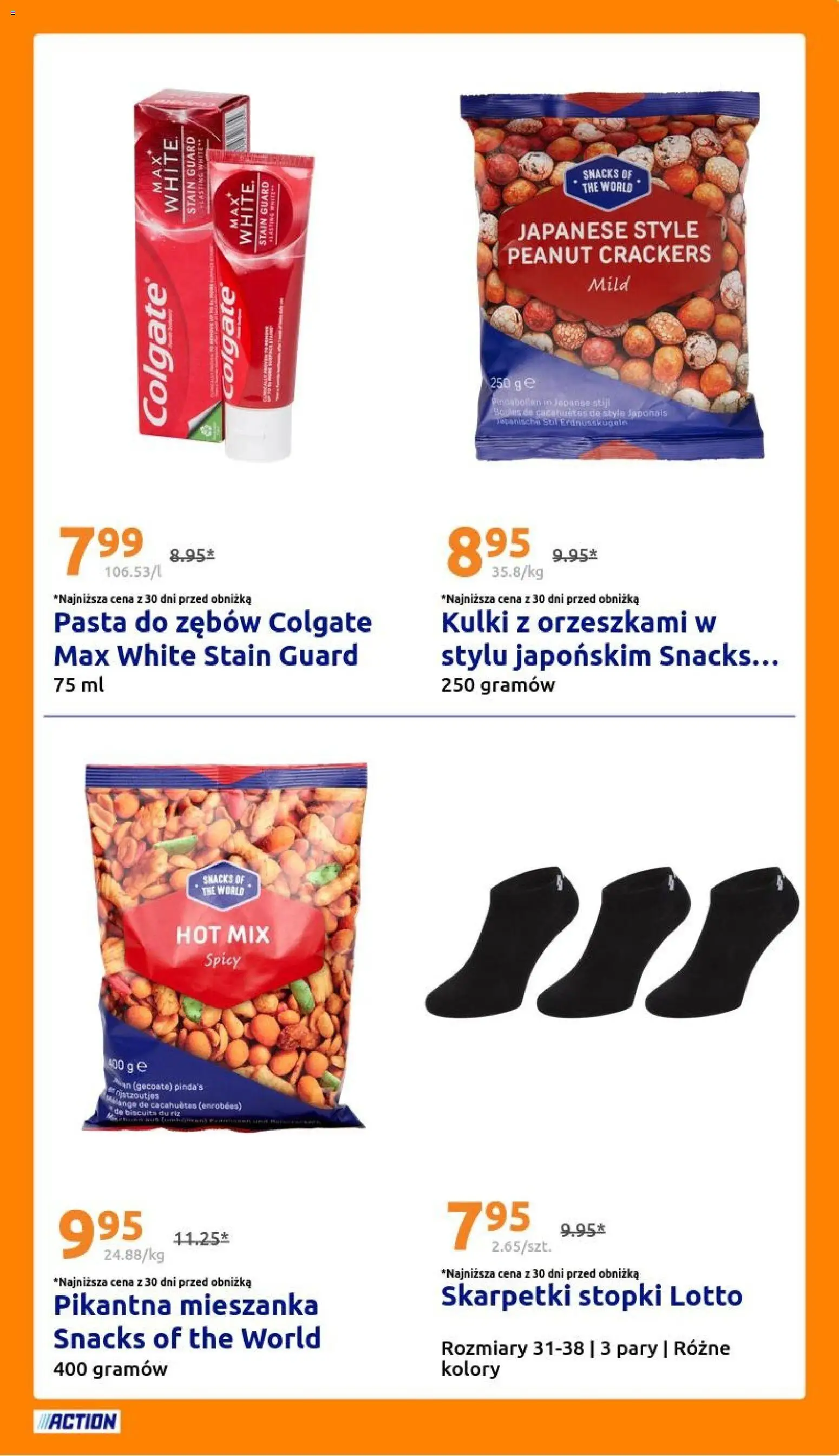 Action gazetka od 15.04.2026 | Strona: 19 | Produkty: Gillette, Rajstopy, Kaczka, Maszynki do golenia
