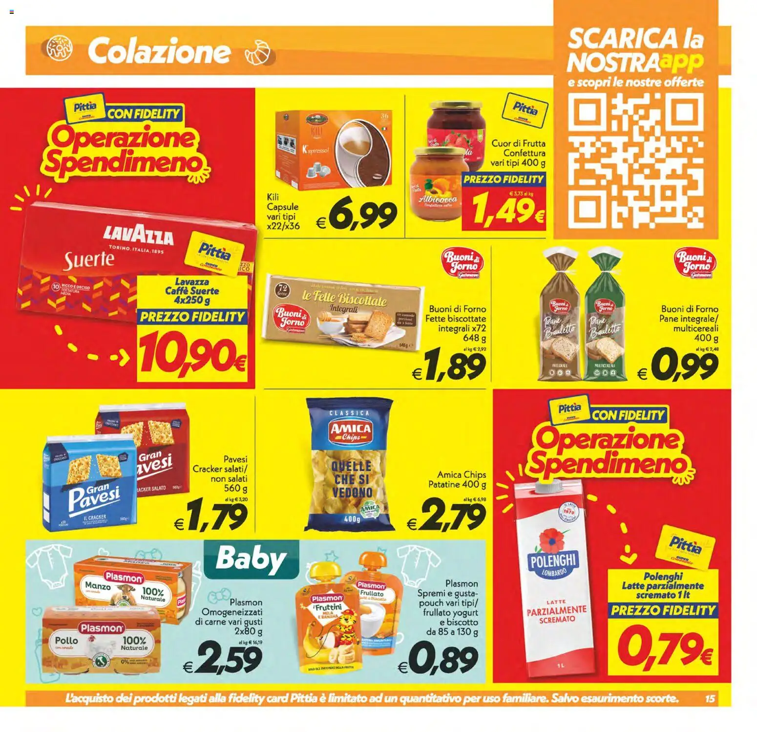 Volantino SuperConveniente del 19.05.2026 | Pagina: 15 | Prodotti: Manzo, Frutta, Latte, Fette biscottate