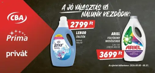 CBA Príma Óriásplakátok - amely érvényes a következő dátumtól: 05.05.2026 | Oldal: 3