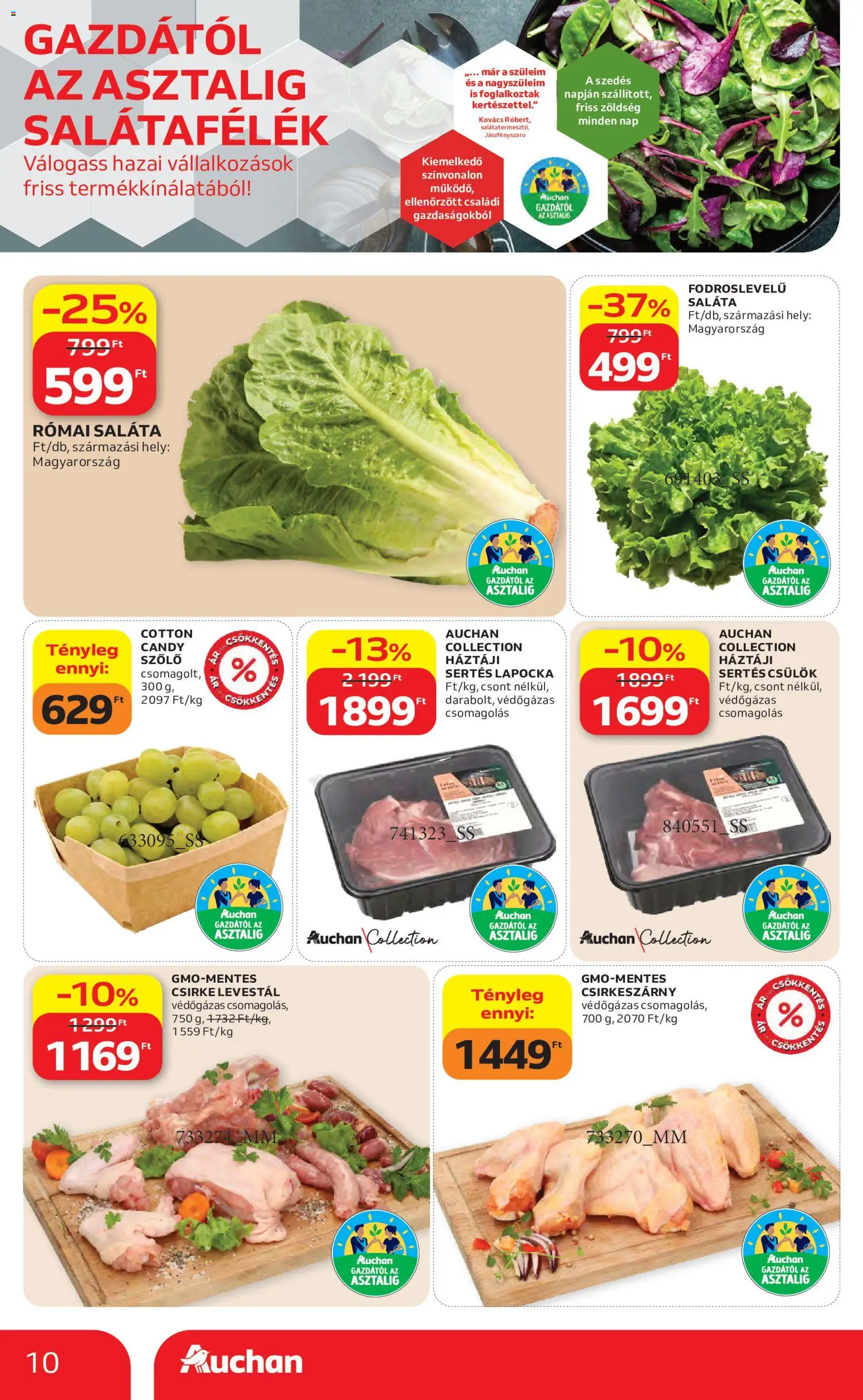 Auchan akciós ujság - amely érvényes a következő dátumtól: 2026.10.08. | Oldal: 10