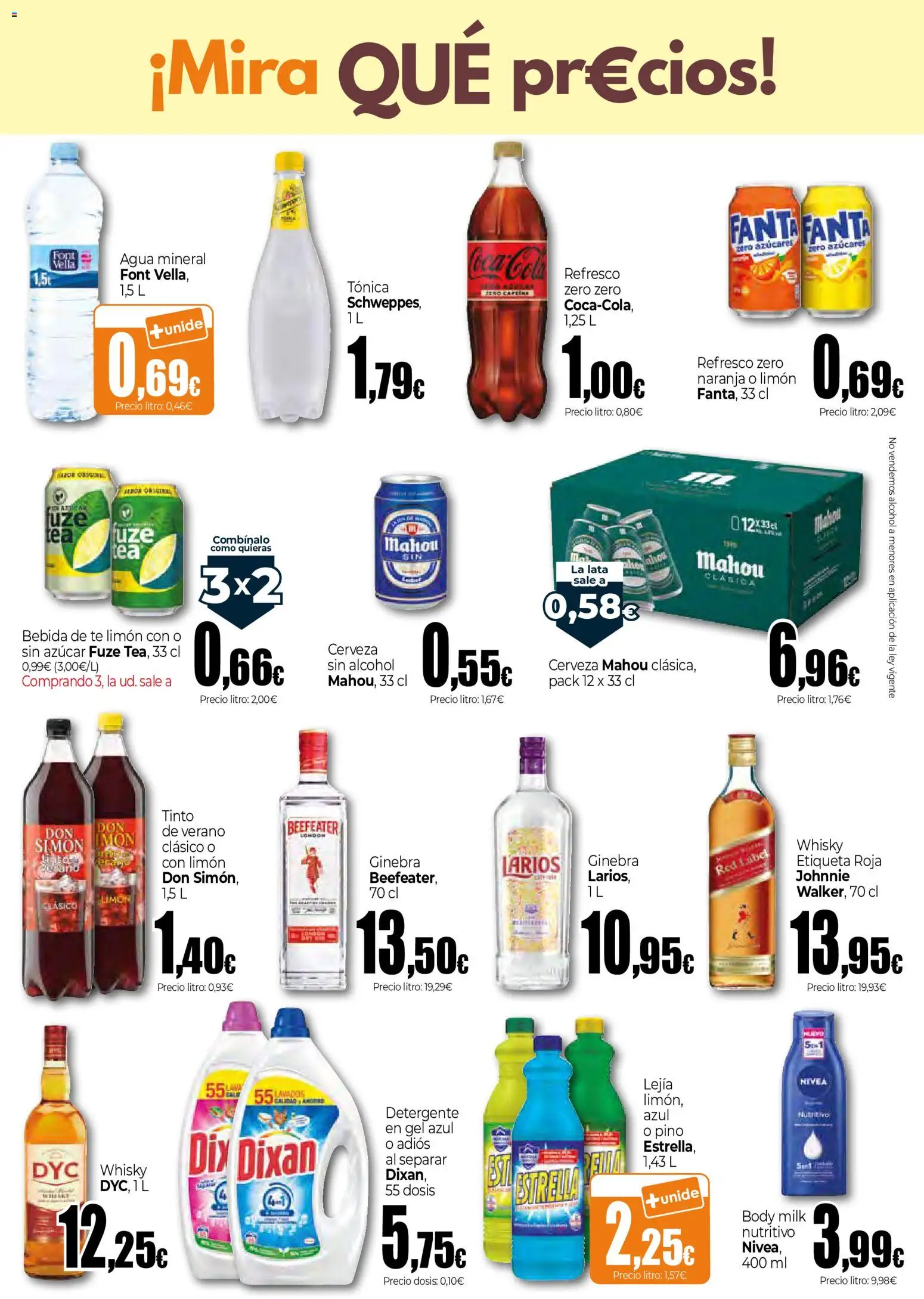 Unide folleto │ válido desde el 03/09/2026 | Página: 3 | Productos: Té, Body, Agua mineral, Alcohol