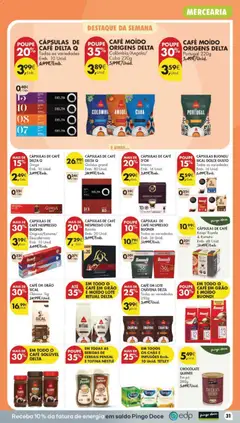 Pré-visualização Pingo Doce folheto válido de 18/08/2026 | Página: 37 | Produtos: Bebidas, Nestlé, Chocolate, Dolce gusto