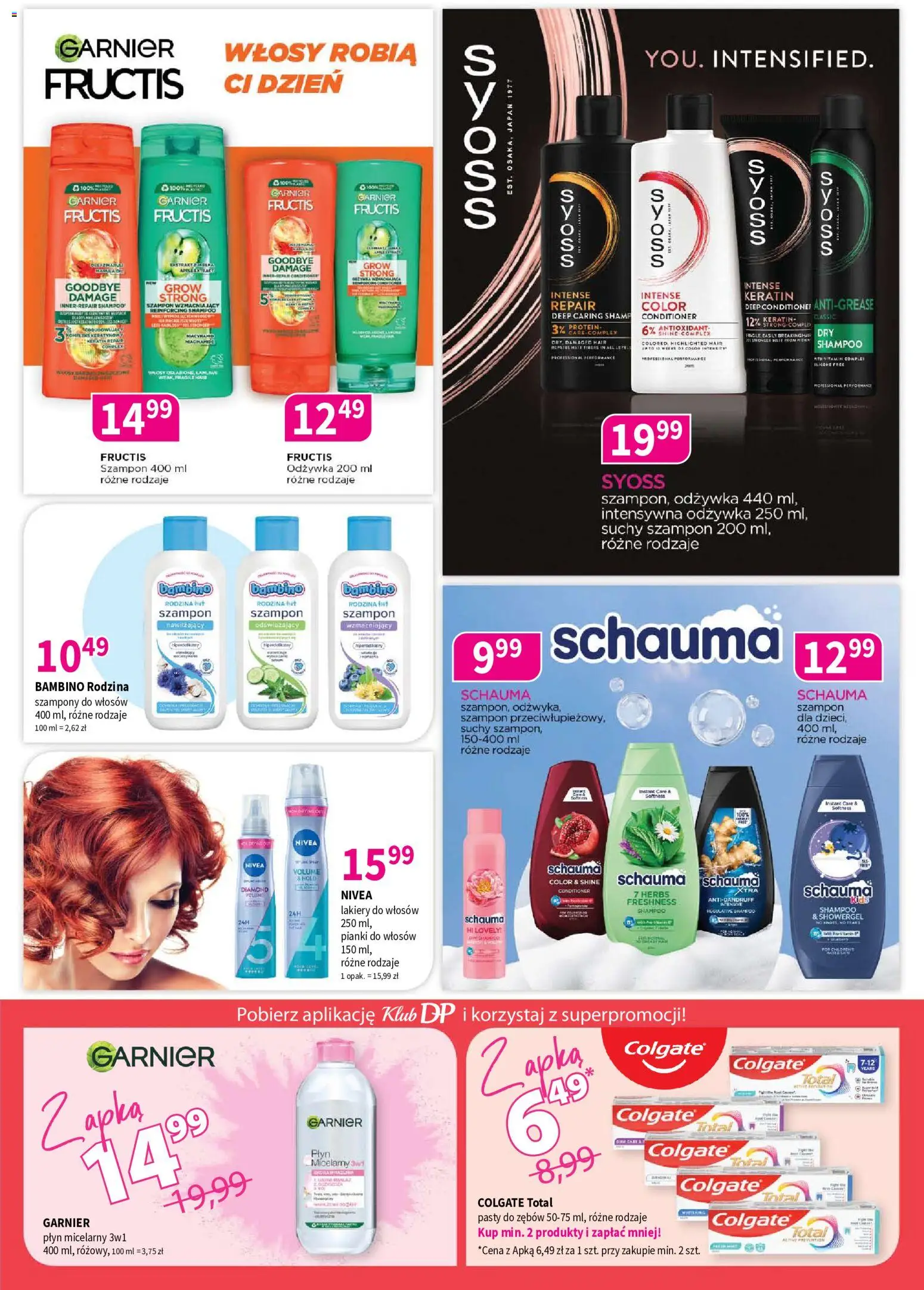 Drogerie Polskie gazetka od 10.08.2026 | Strona: 5 | Produkty: Pianki, Szampon, Lakiery, Suchy szampon