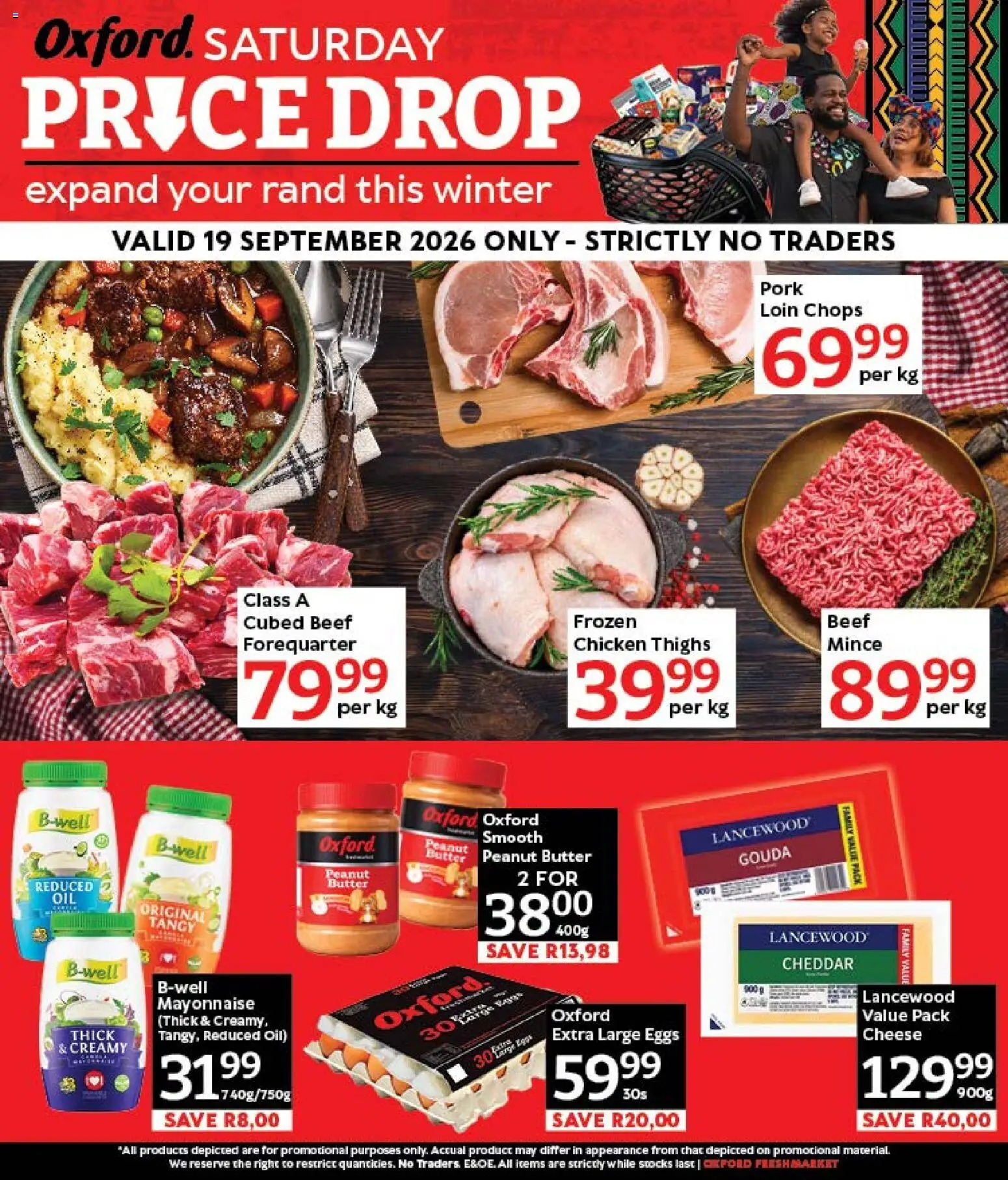 New Oxford Freshmarket catalogue – valid from 19/09/2026 | Page: 1 | Products: Butter, Cheese, Chicken, Thighs