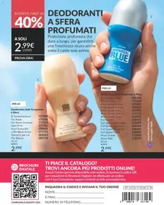 Anteprima del volantino Avon catalogo - campagna 8/2026 valido a partire dal 01/08/2026 | Pagina: 196 | Prodotti: Deodorante, Antitraspirante