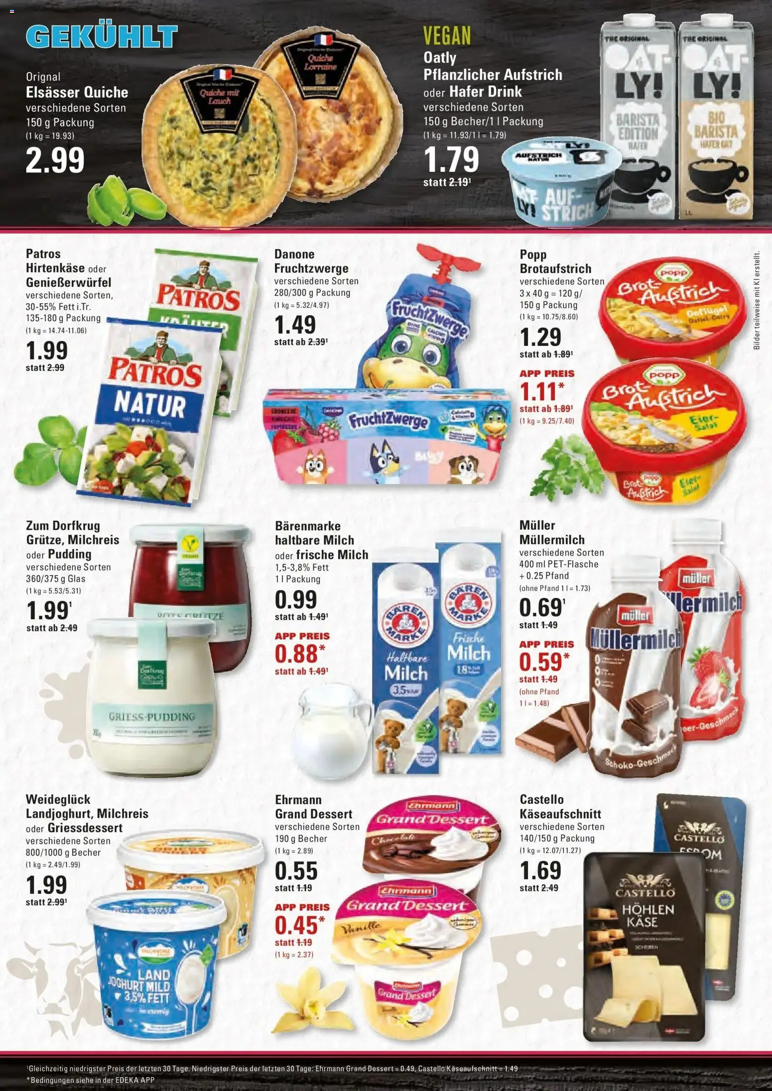 Edeka Prospekt Hamburg (ab 19.10.2026) » Angebote Online | Seite: 8 | Produkte: Haltbare milch, Bilder, Brot, Müllermilch