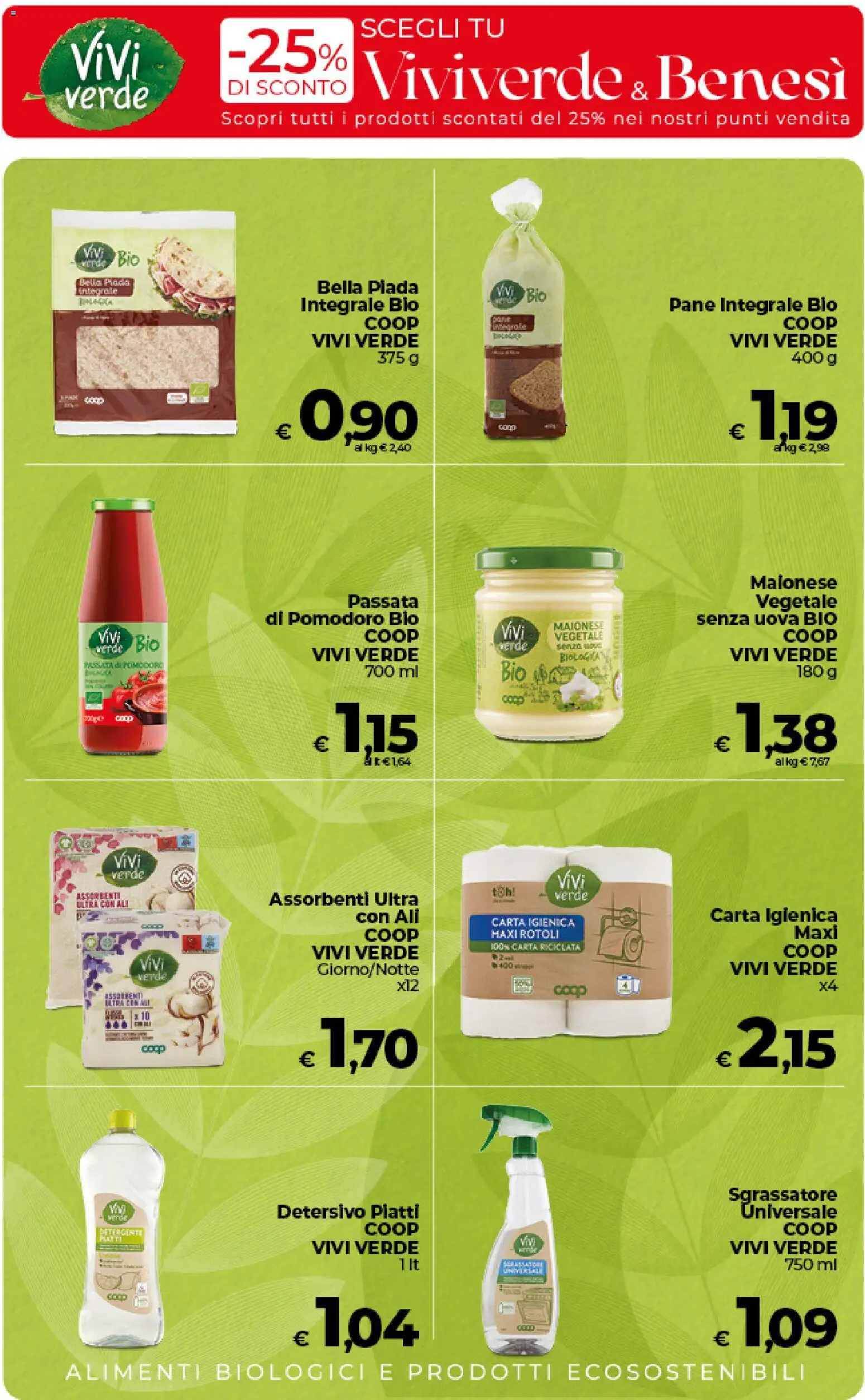 Volantino COOP del 09.06.2026 | Pagina: 6 | Prodotti: Uova, Pane, Sgrassatore, Pomodoro