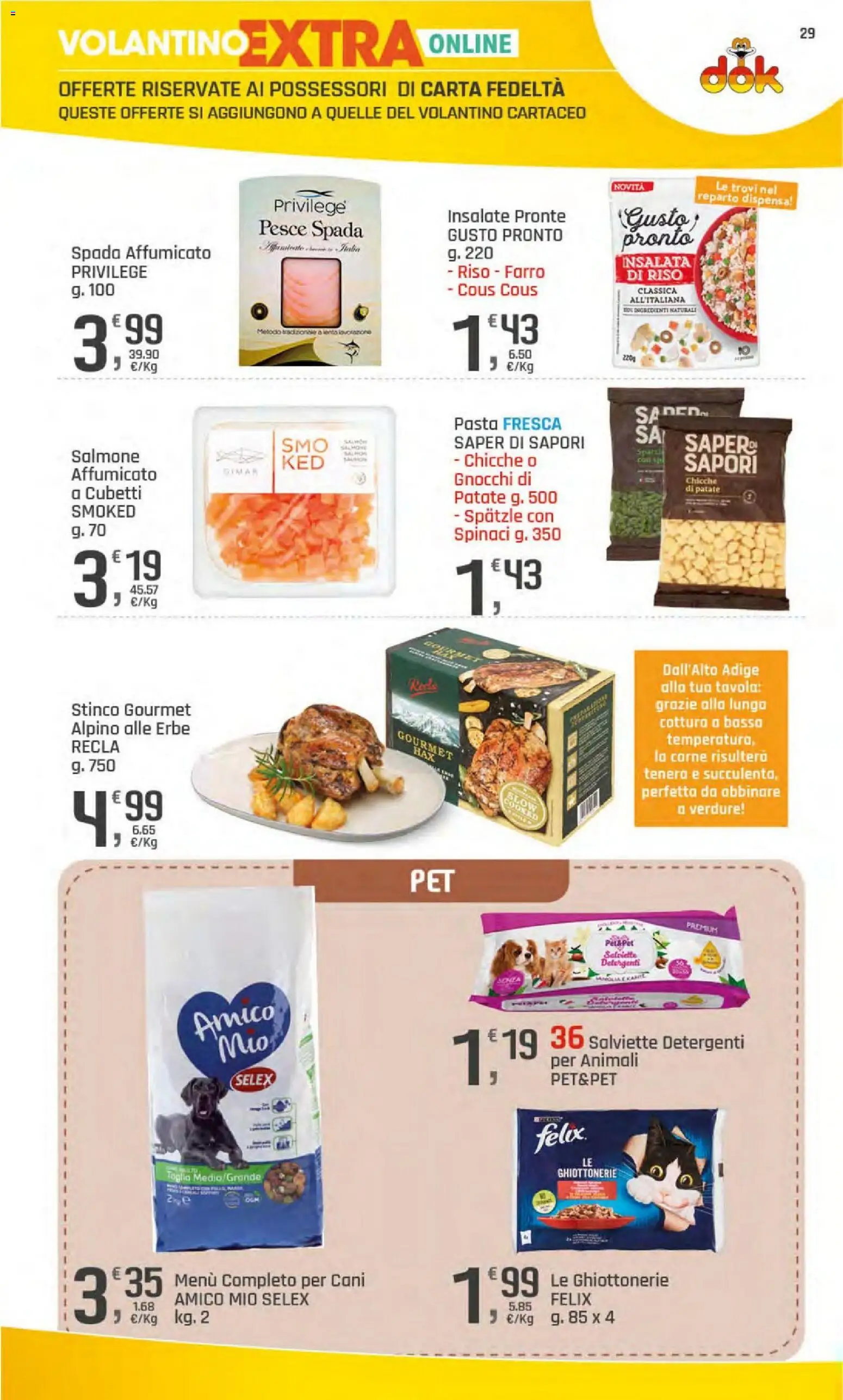 Volantino DOK del 23/07/2026 | Pagina: 30 | Prodotti: Spatzle, Insalata, Cous cous, Farro