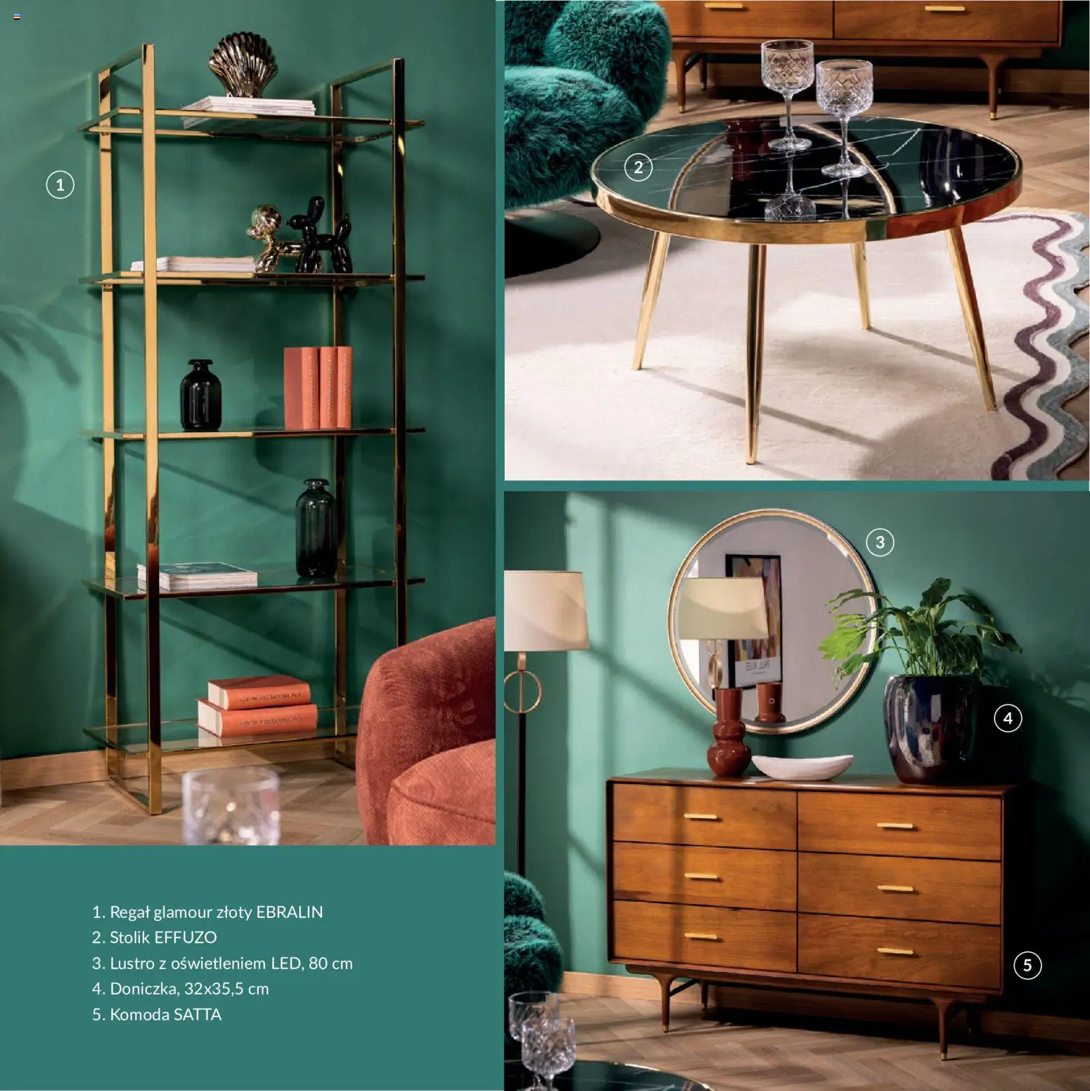 Salony Agata gazetka - Trendbook od 07.05.2026 | Strona: 19 | Produkty: Komoda, Lustro, Regał
