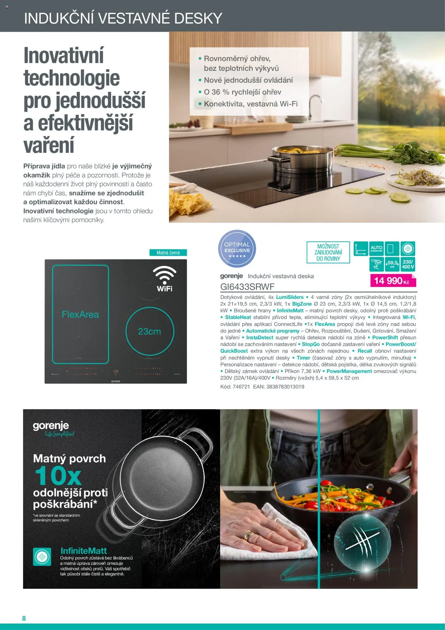 Möbelix Gorenje od 01.09.2026 | Strana: 8 | Produkty: Nádobí, Minutka, Časovač, Desky