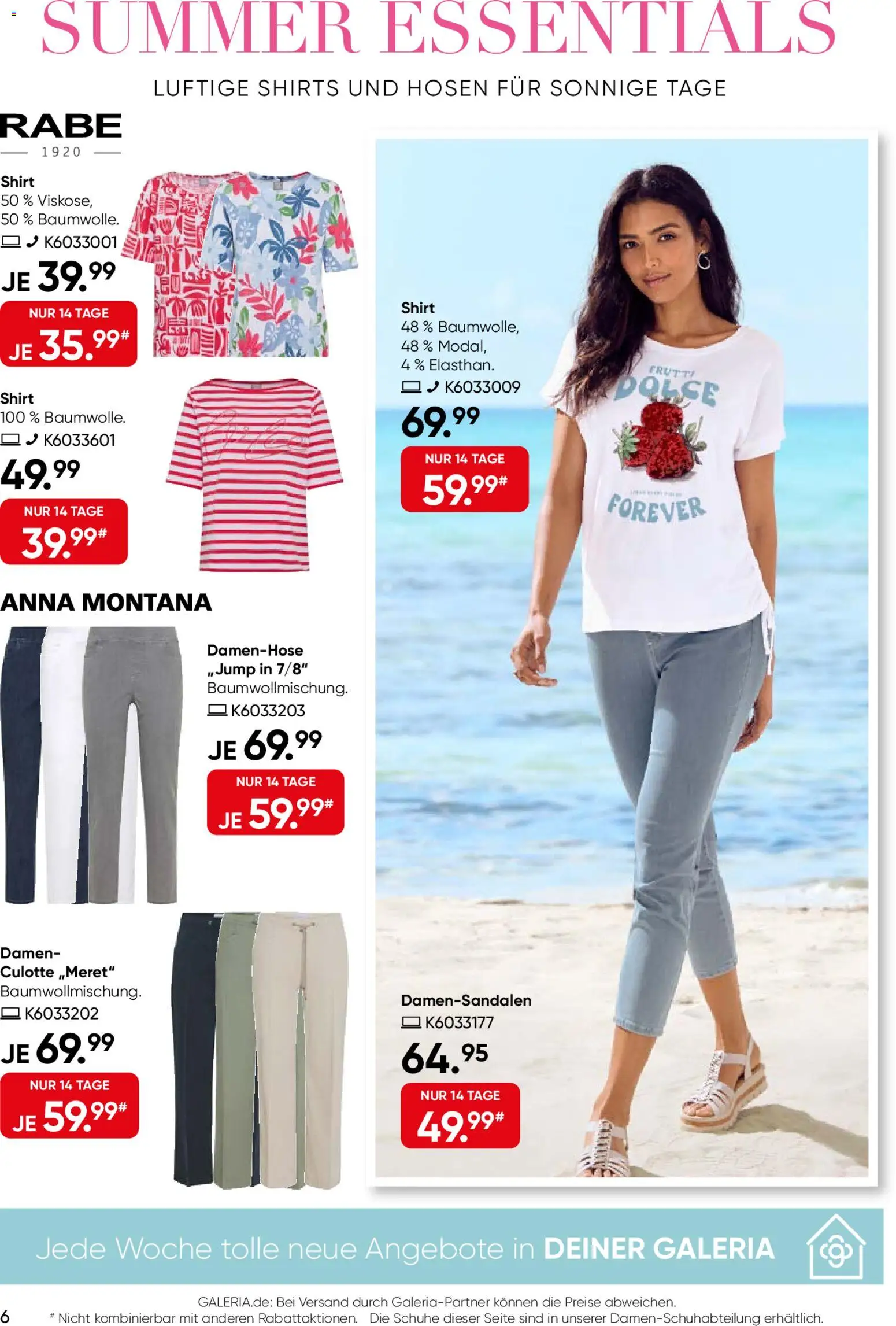Galeria Karstadt Kaufhof Prospekt 	 – gültig ab 11.05.2026 | Seite: 6 | Produkte: Shirt