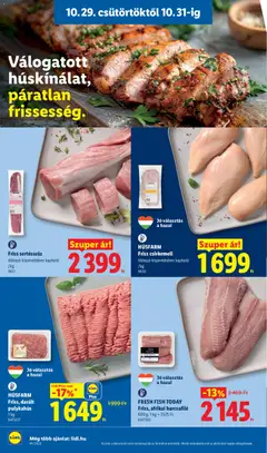 Lidl akciós újság - amely érvényes a következő dátumtól: 2026.10.29. | Oldal: 8