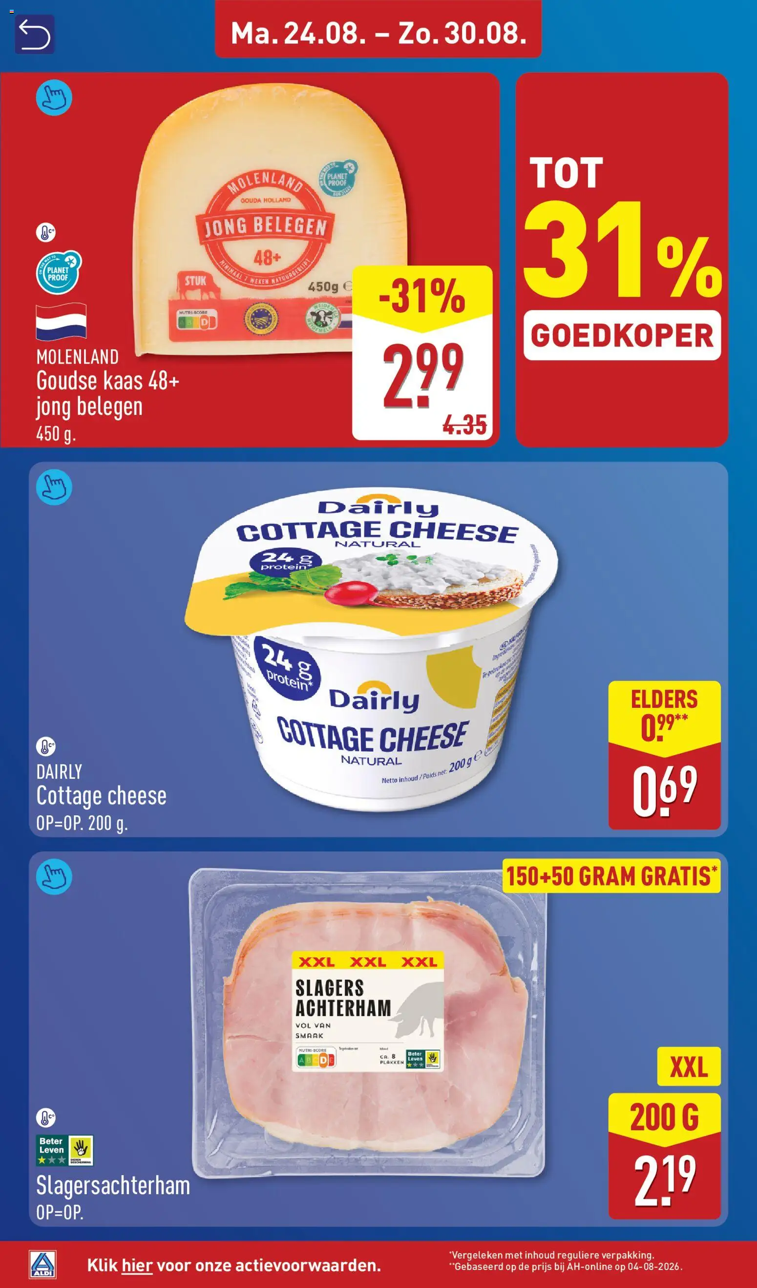 {H1} | Pagina: 12 | Producten: Goudse kaas, Kaas, Ham, Gouda