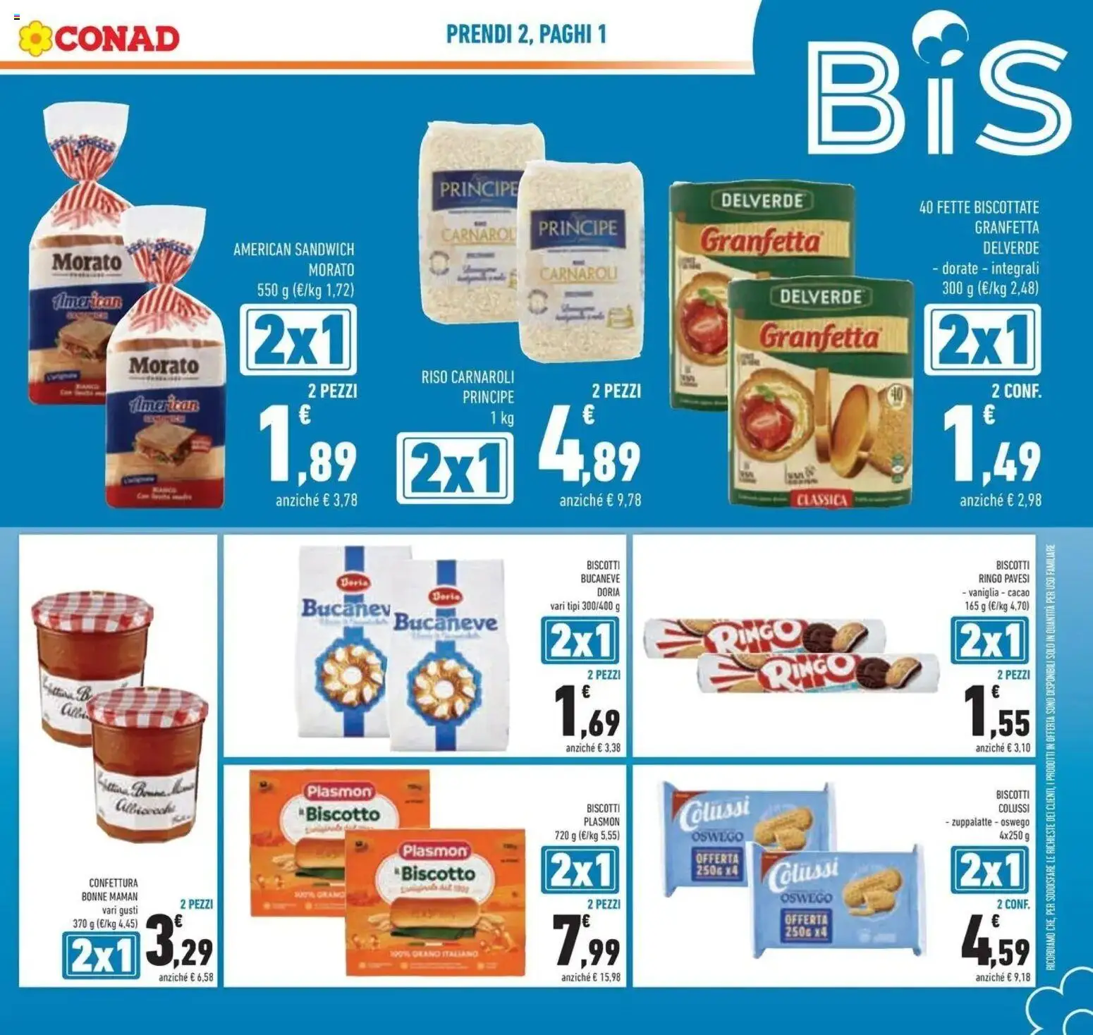 Anteprima volantino Conad dal 07/10/2026 prossima settimana | Pagina: 17 | Prodotti: Vaniglia, Riso, Cacao, Fette biscottate