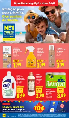 Pré-visualização Lidl folheto válido de 08.06.2026 | Página: 30 | Produtos: Agua, Perfume, Autobronzeador, Amaciador de roupa