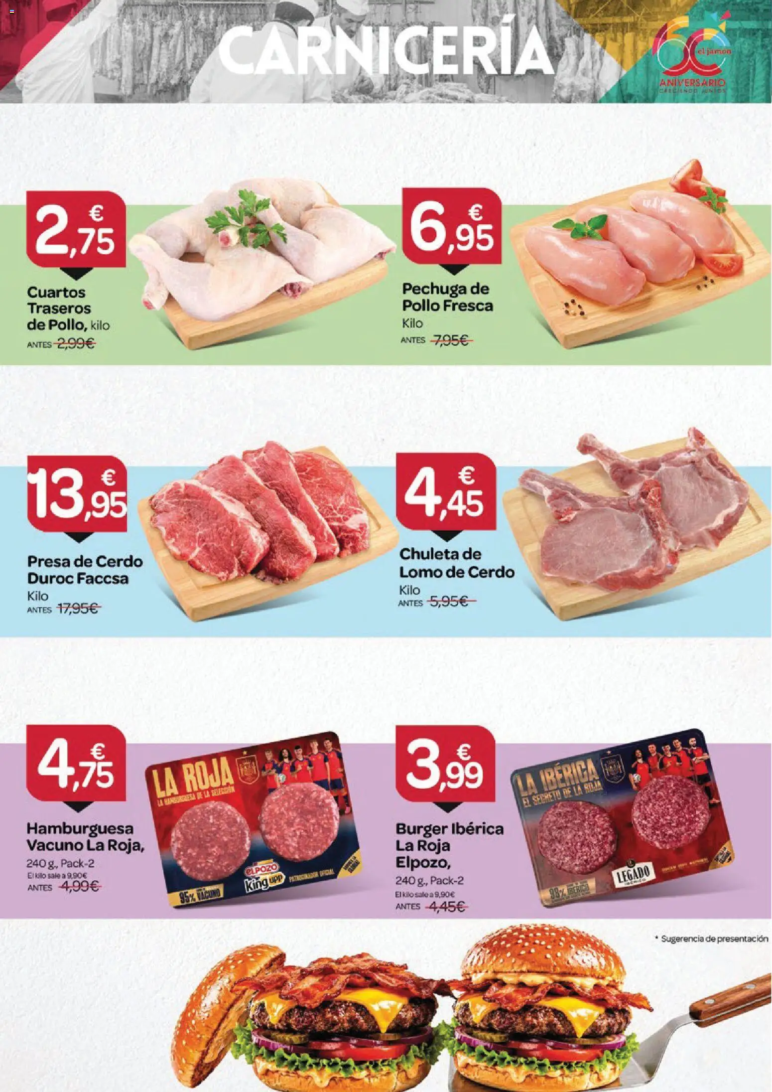 Supermercados El Jamón folleto │ válido desde el 28.05.2026 | Página: 3 | Productos: Cerdo, Σοκολατούχο γάλα