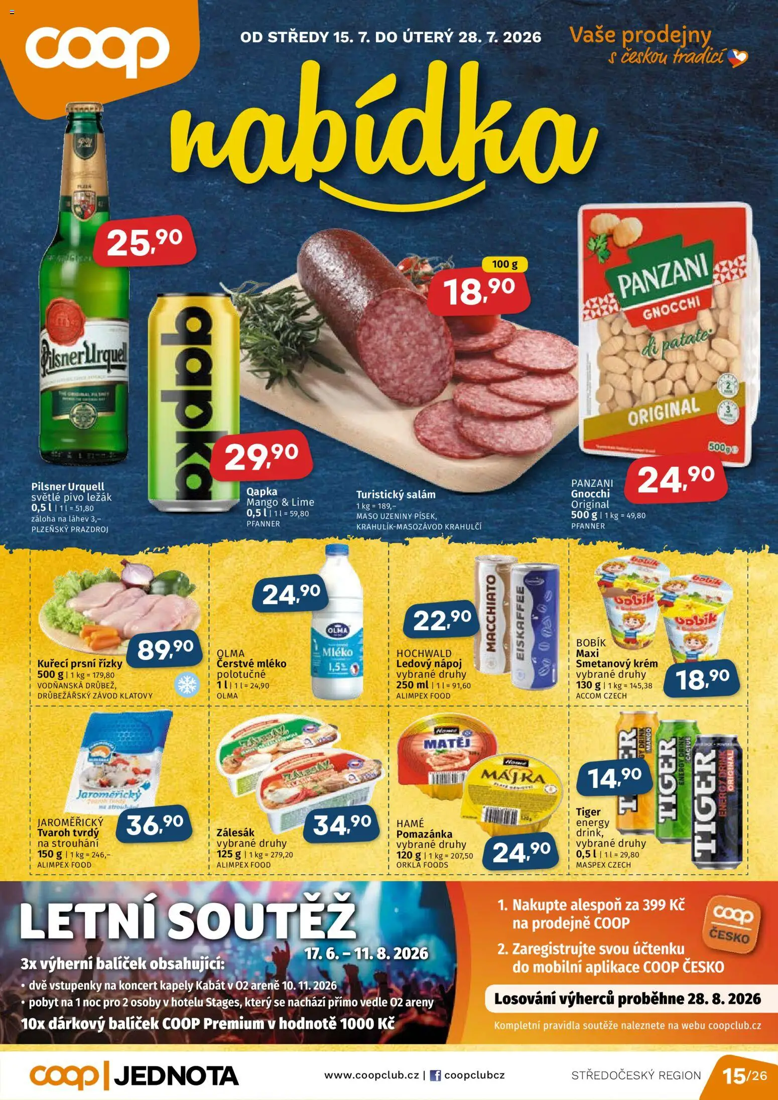 Coop leták - Středočeský region od 15.07.2026 | Strana: 1