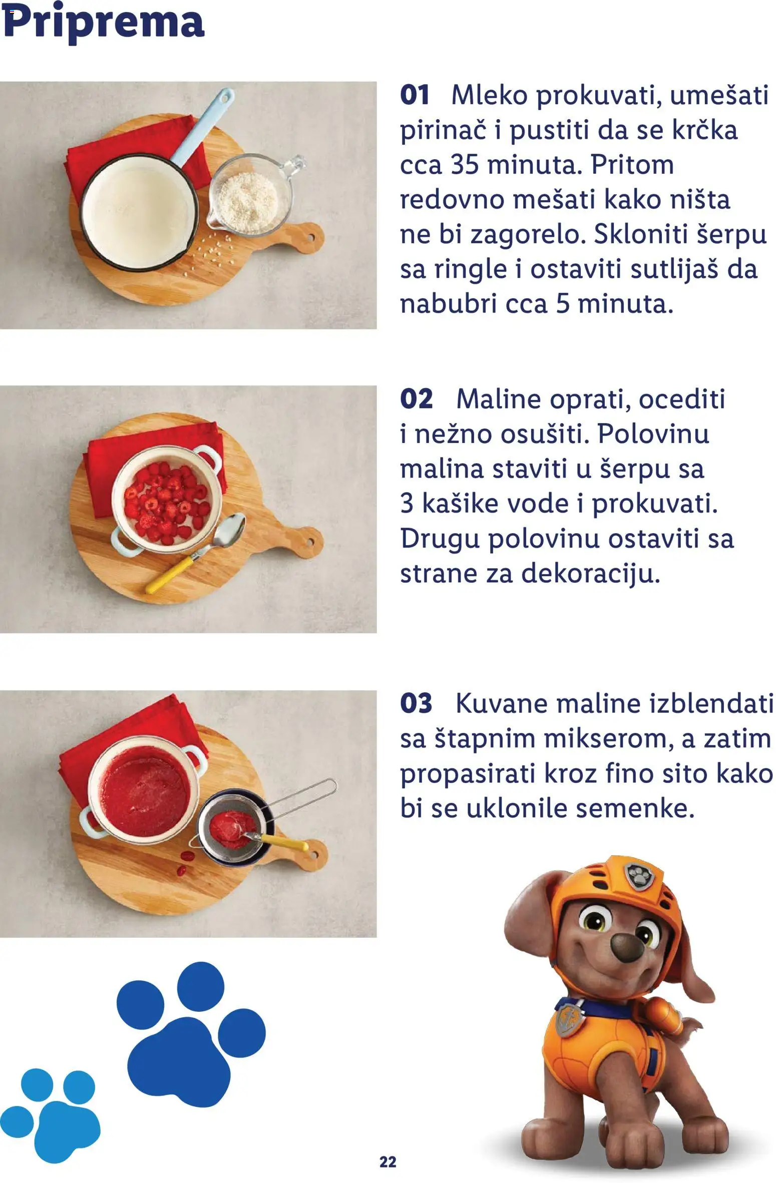 Lidl katalog - važi od 24.07.2026 | Strana: 22 | Proizvode: Mleko, Malina, Pirinač
